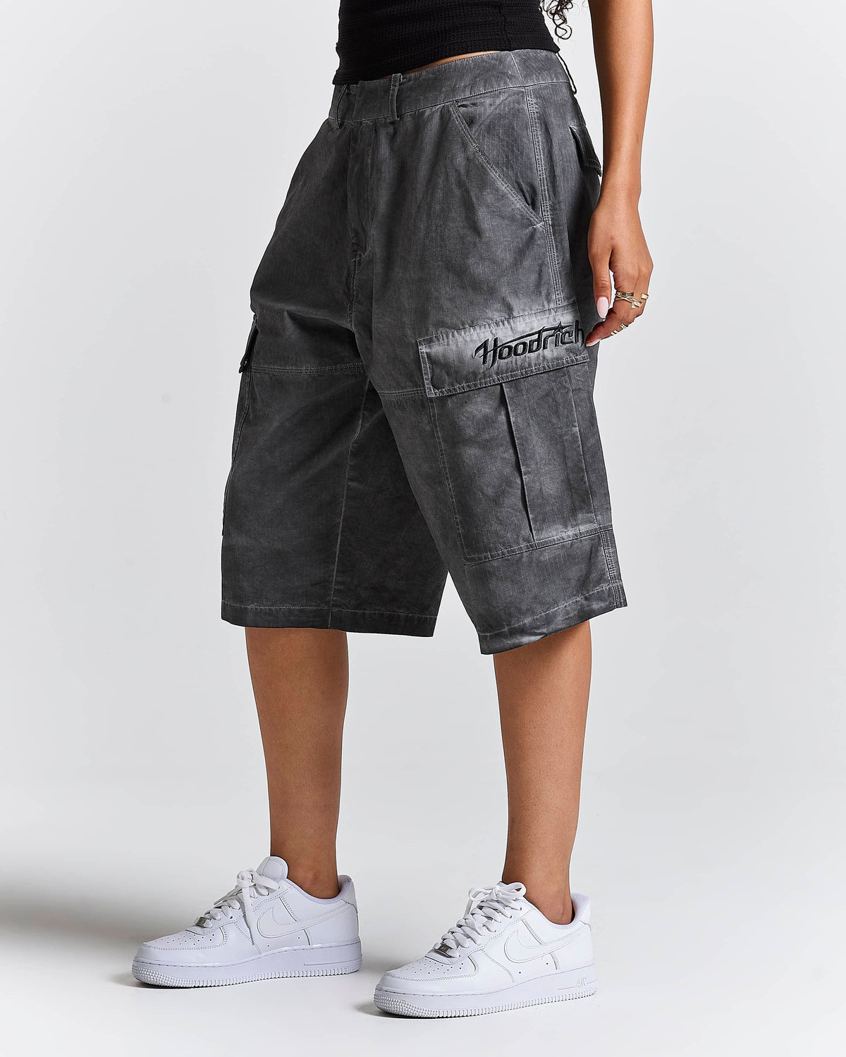 Cast Ripstop Cargo Shorts - Black