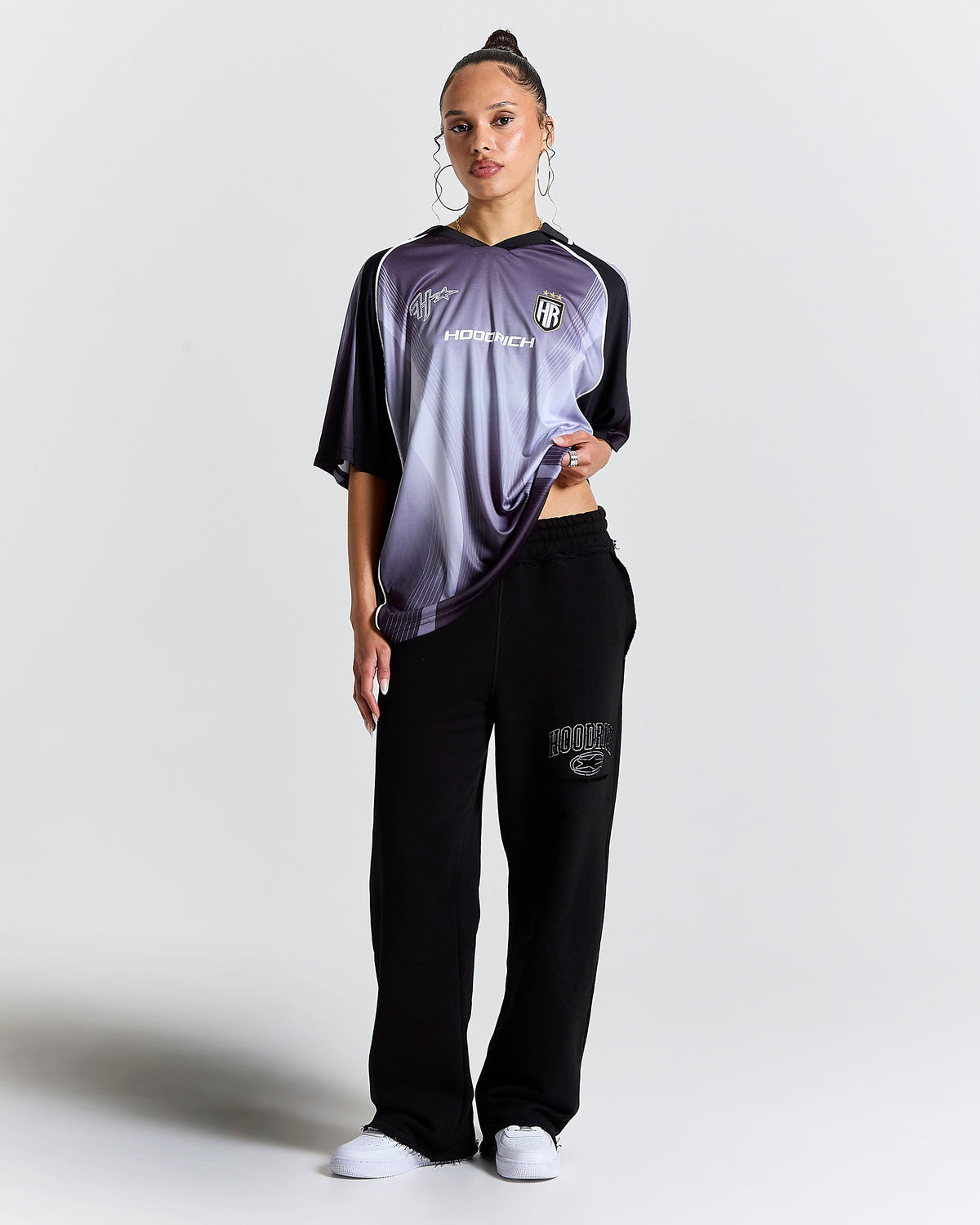 Glide Away Football Kit Shirt - Black