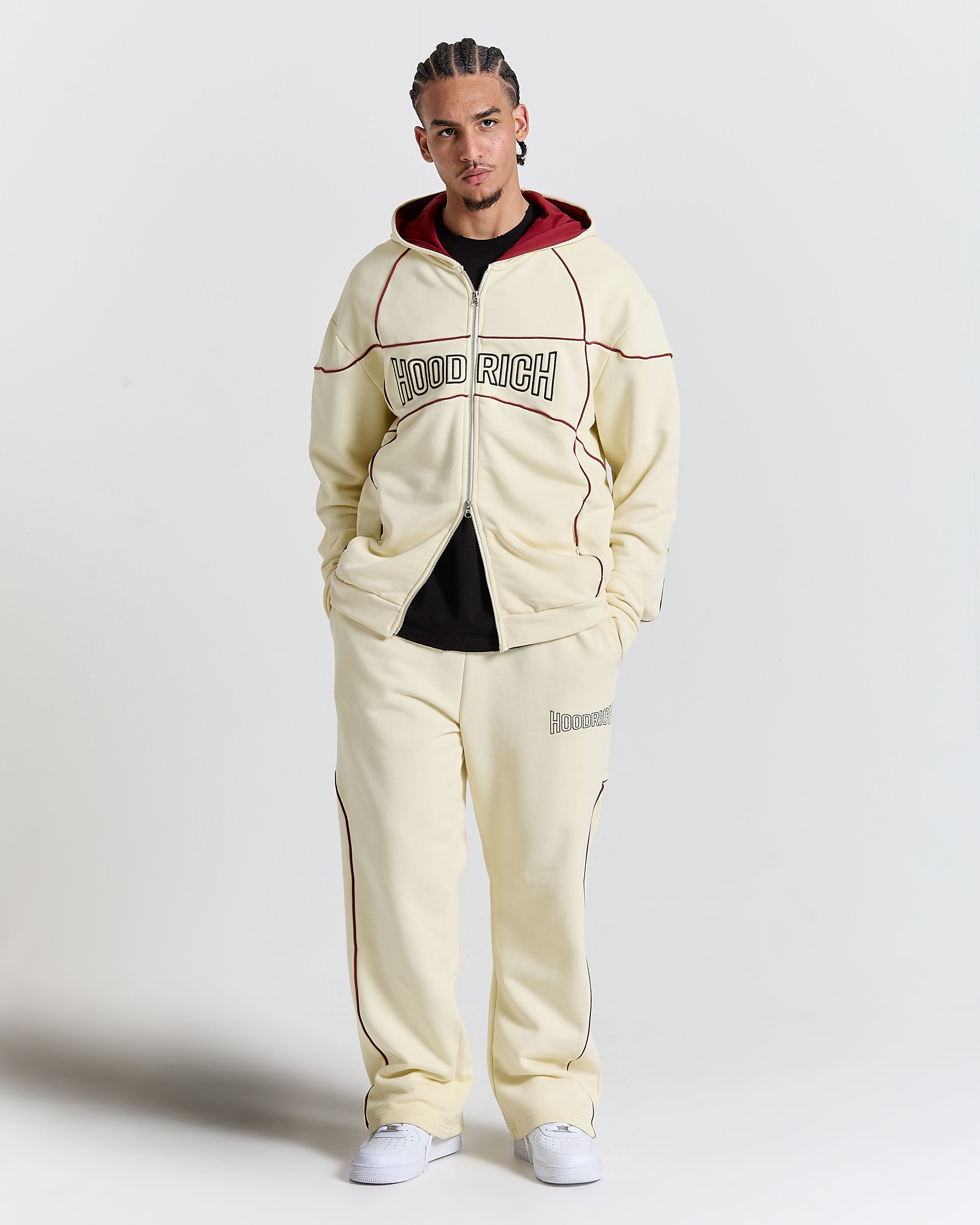 Men's Trace Full Tracksuit - Ivory