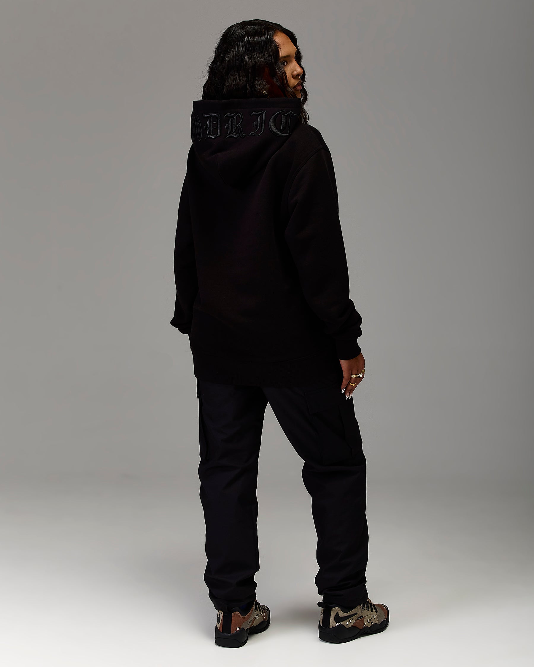 The Winner's Circle Embroidered Hoodie - Black