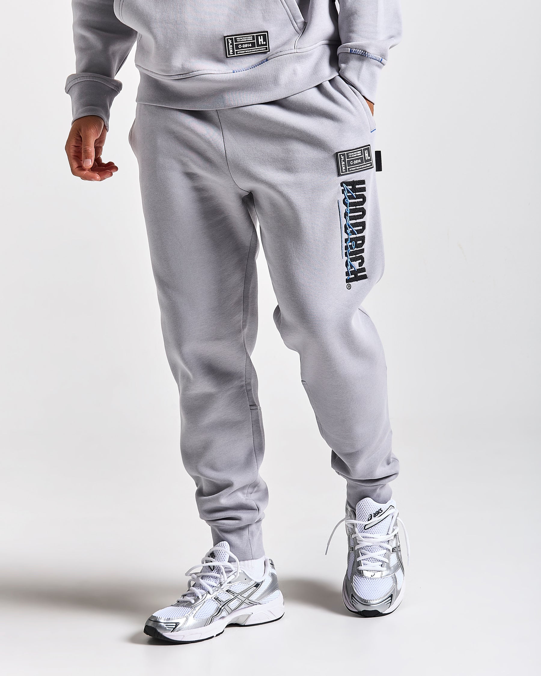 Blend Jogger - Grey/Black/Blue