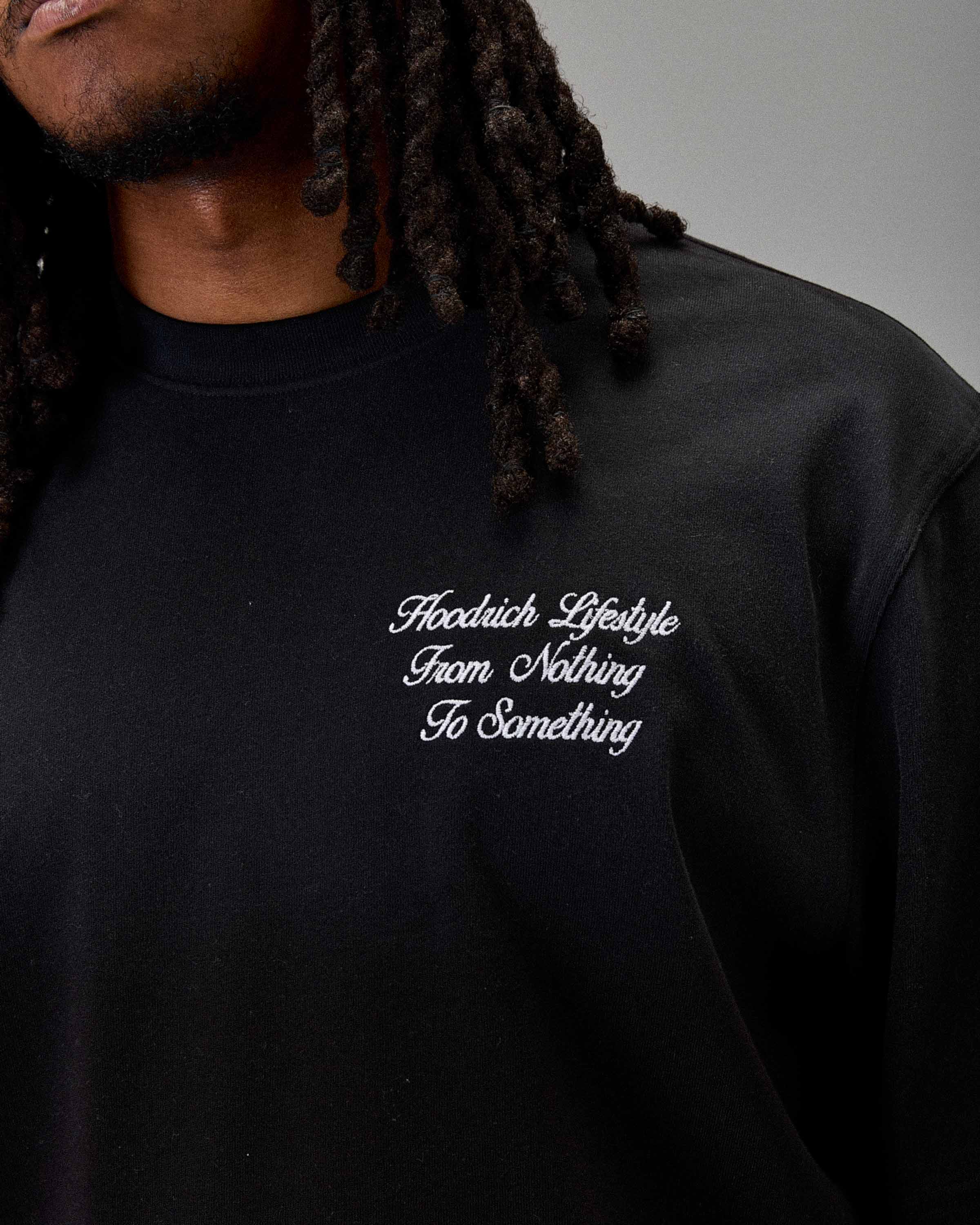 The Winner's Circle Phase Oversized Long Sleeve T-Shirt - Black