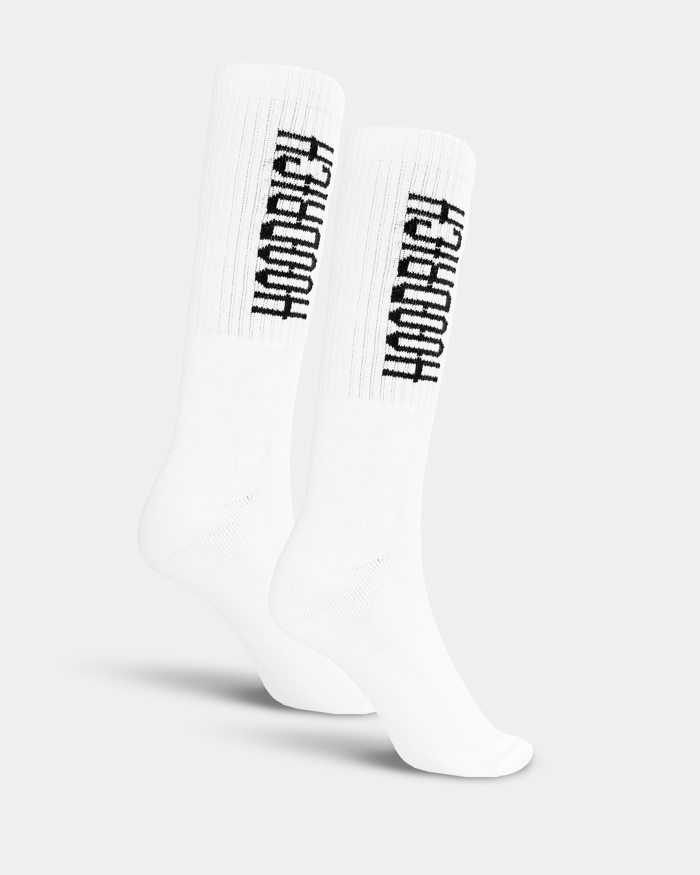Core 3 Pack Crew Socks - White/Black
