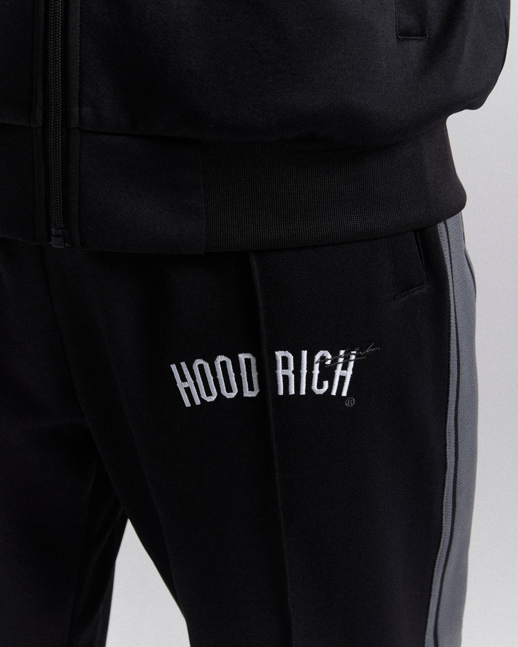 Ignite Track Pant - Black/White/Grey