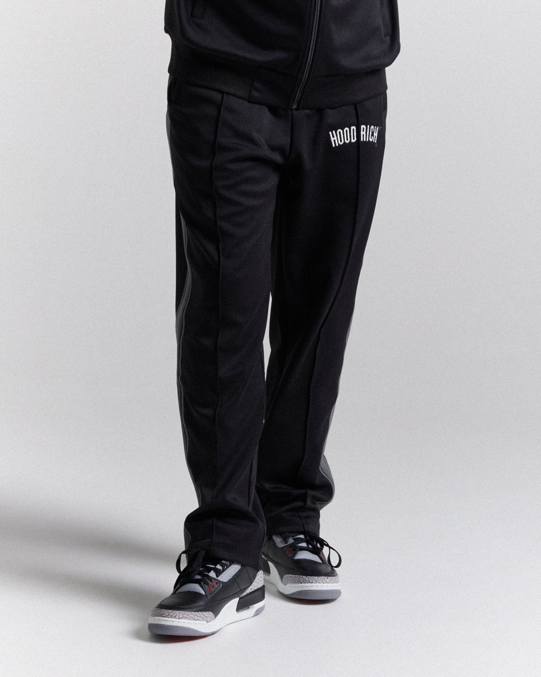 Ignite Track Pant - Black/White/Grey