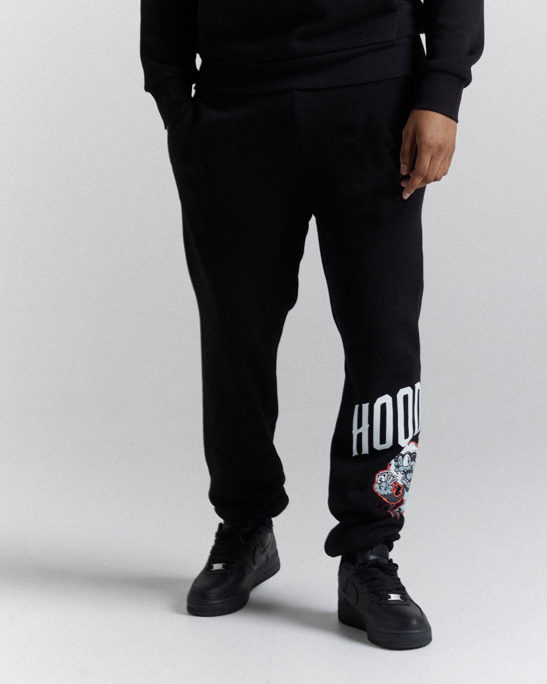 Menace Jogger - Black/White/Red