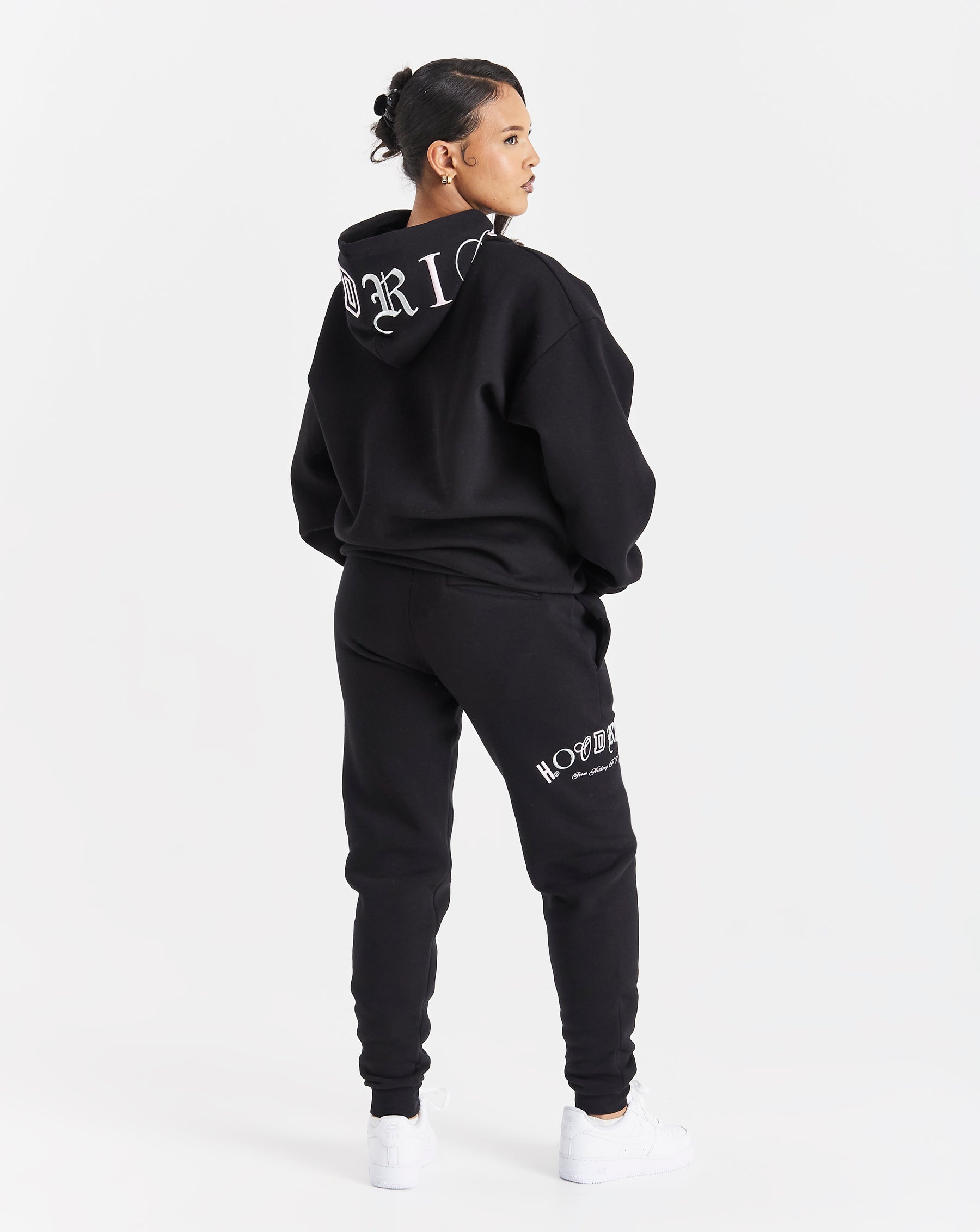 Calor Slim Joggers - Black/Pink/Silver