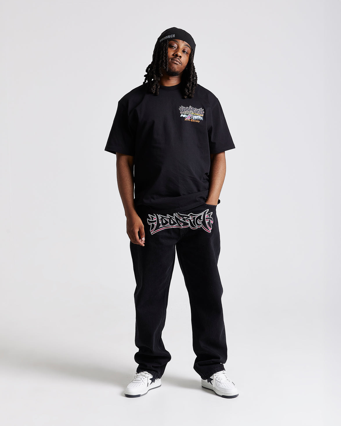 Graff Denim Jeans - Washed Black