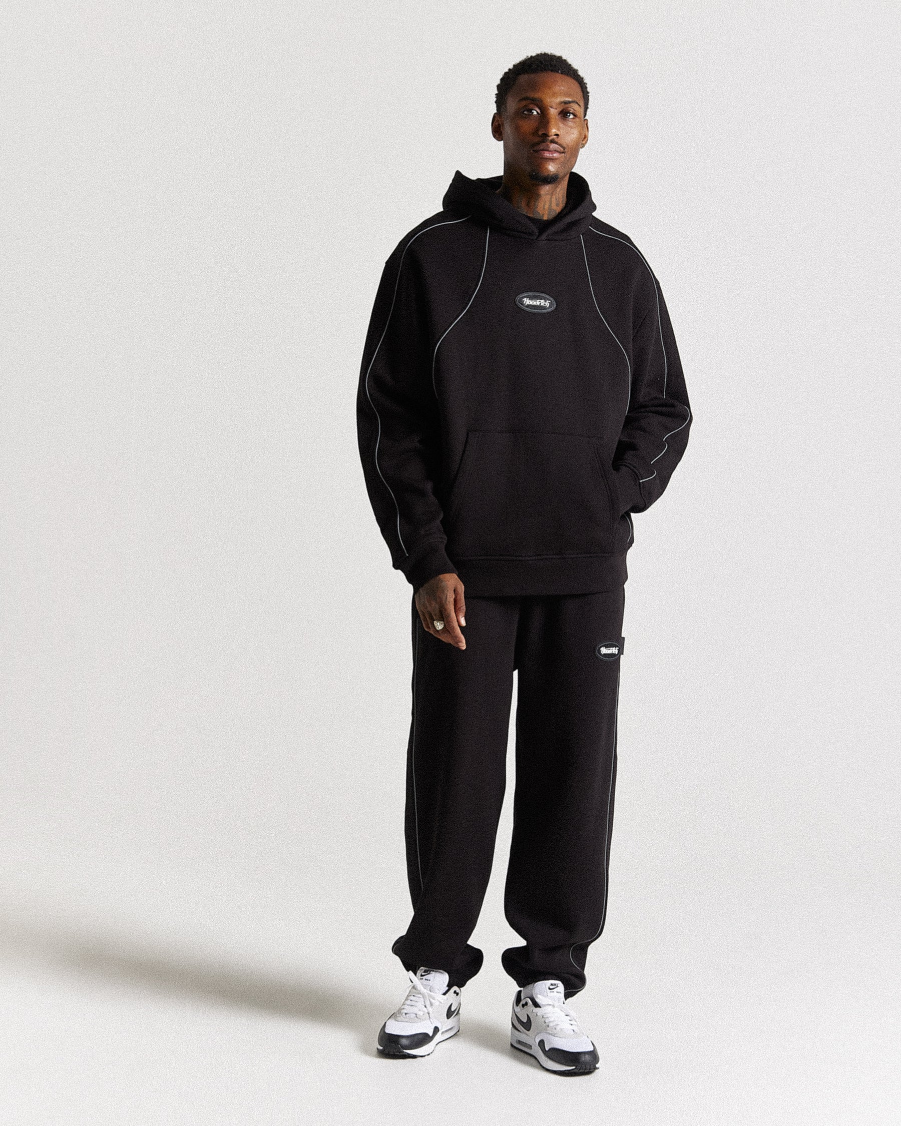 Cypher Oversized Jogger - Black/Reflective