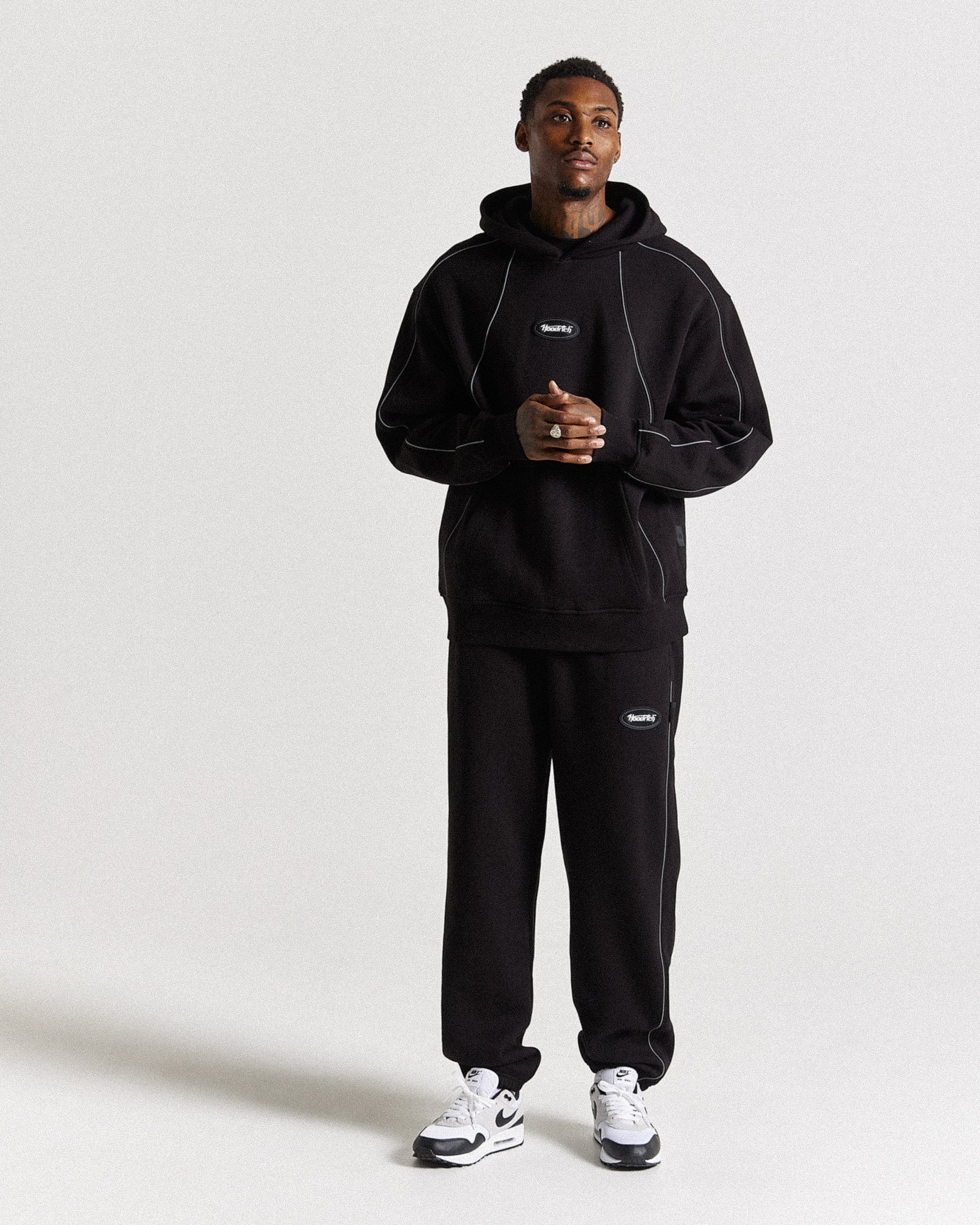 Cypher Oversized Jogger - Black/Reflective