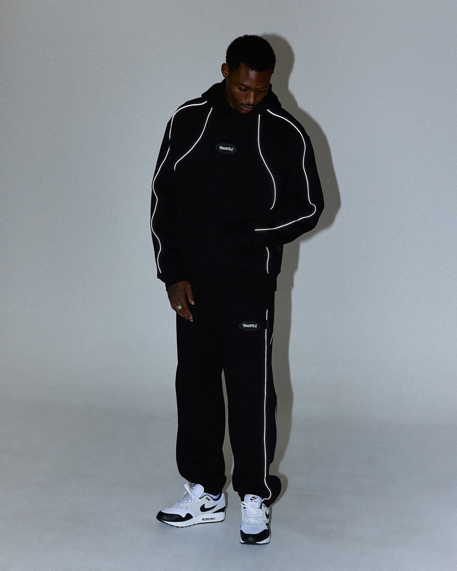 Cypher Oversized Jogger - Black/Reflective