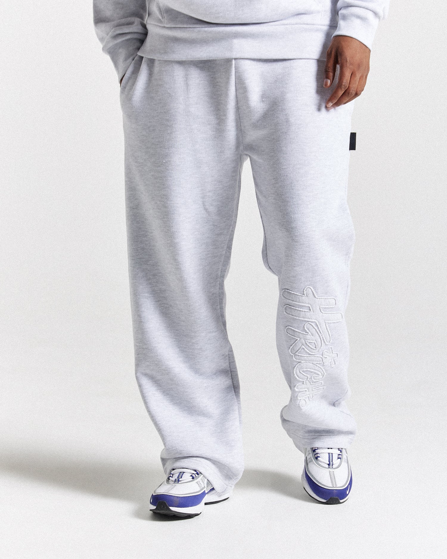 Asthrich Oversized Jogger - Light Grey