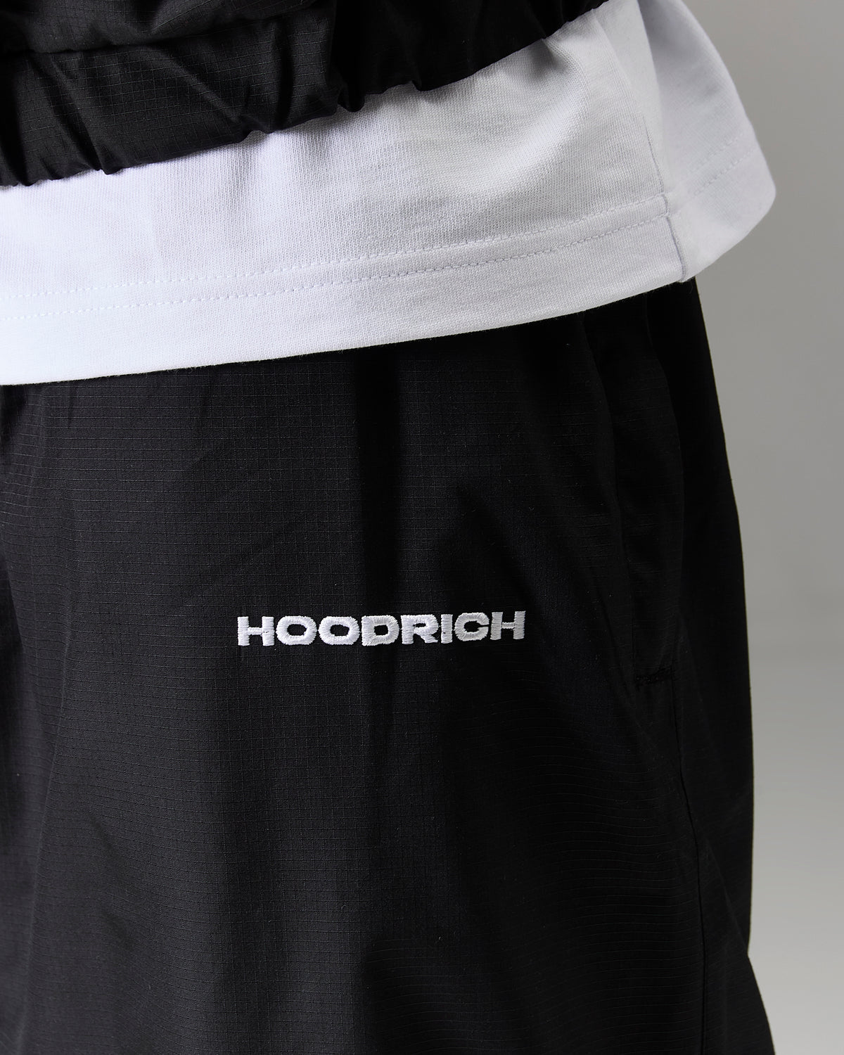The Winner's Circle Ripstop Woven Pant - Black/White