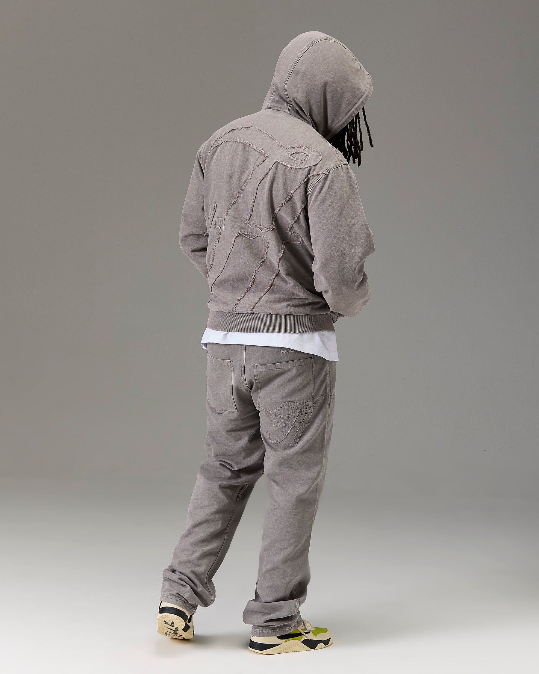 The Winner's Circle Carpenter Canvas Pant - Grey