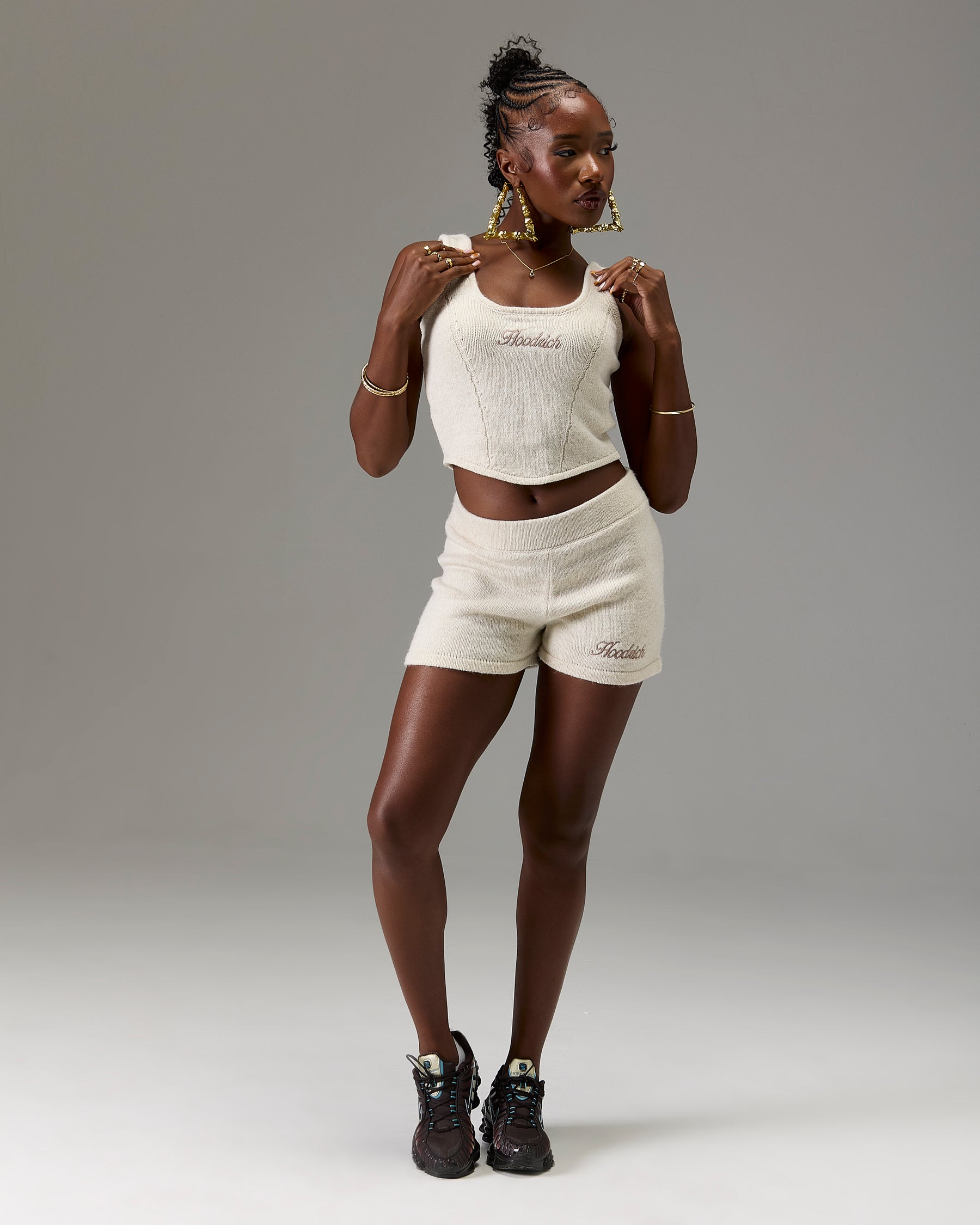 The Winner's Circle Knitted Top - Marl
