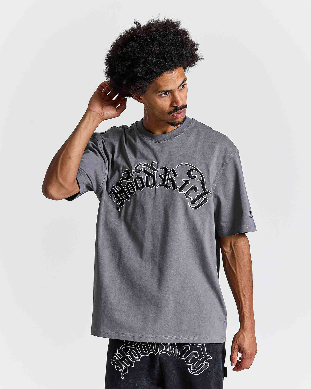 Nocturn Oversized T-Shirt - Grey/Reflective