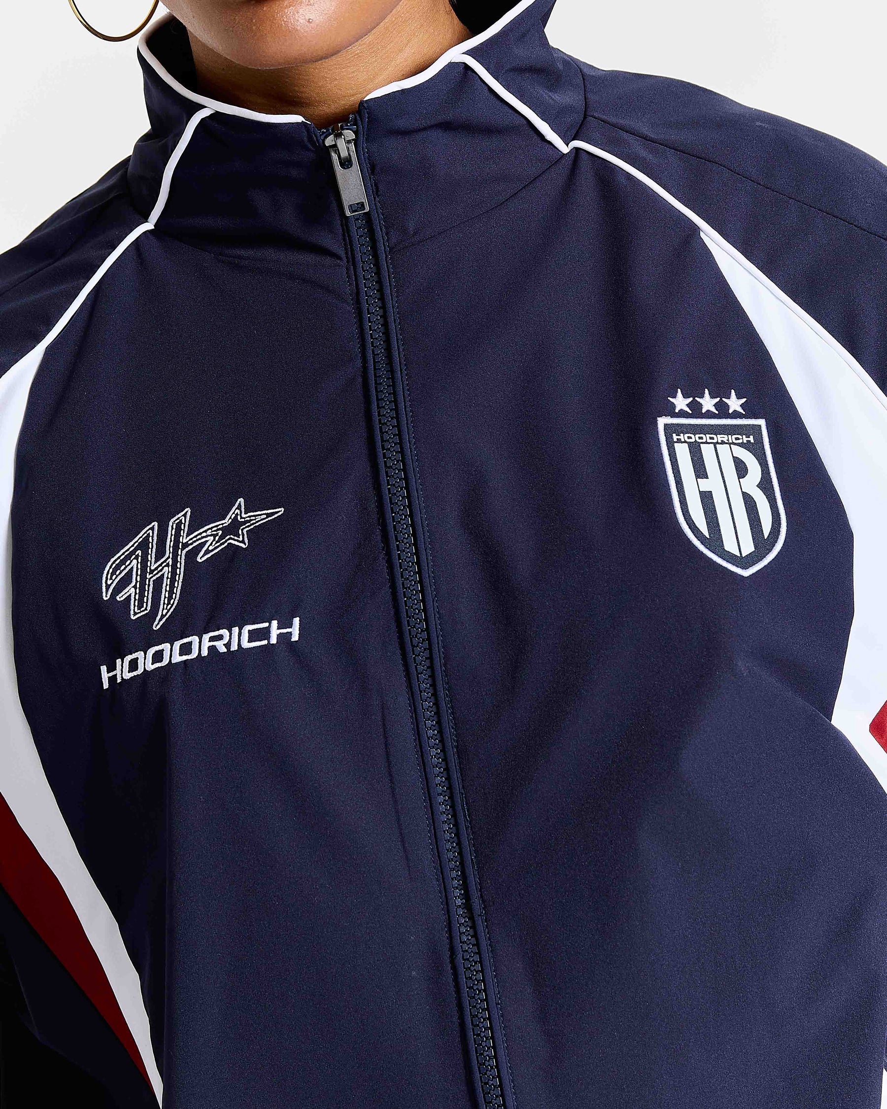 Glide Away Football Shell Jacket - Navy