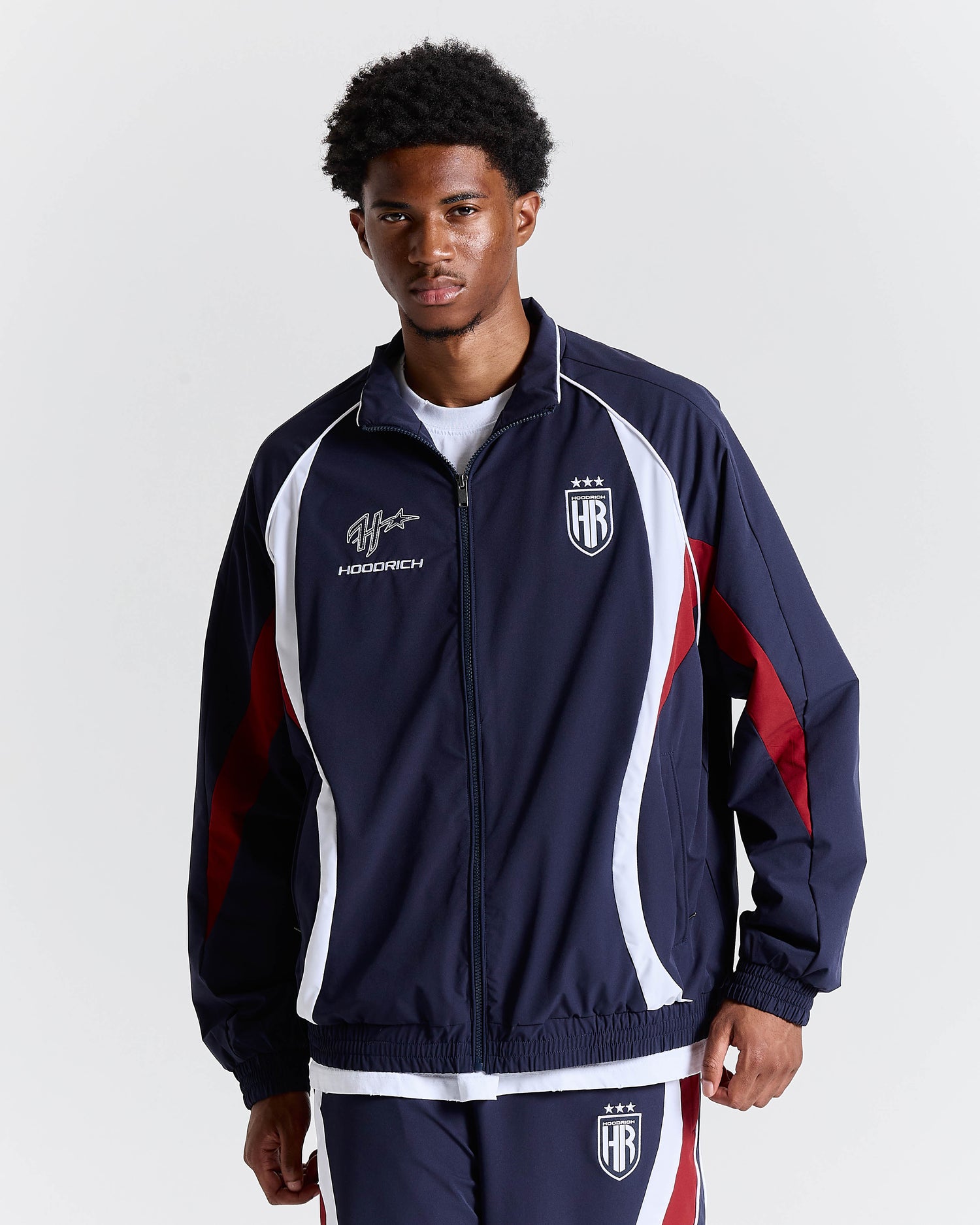 Glide Away Football Shell Jacket - Navy