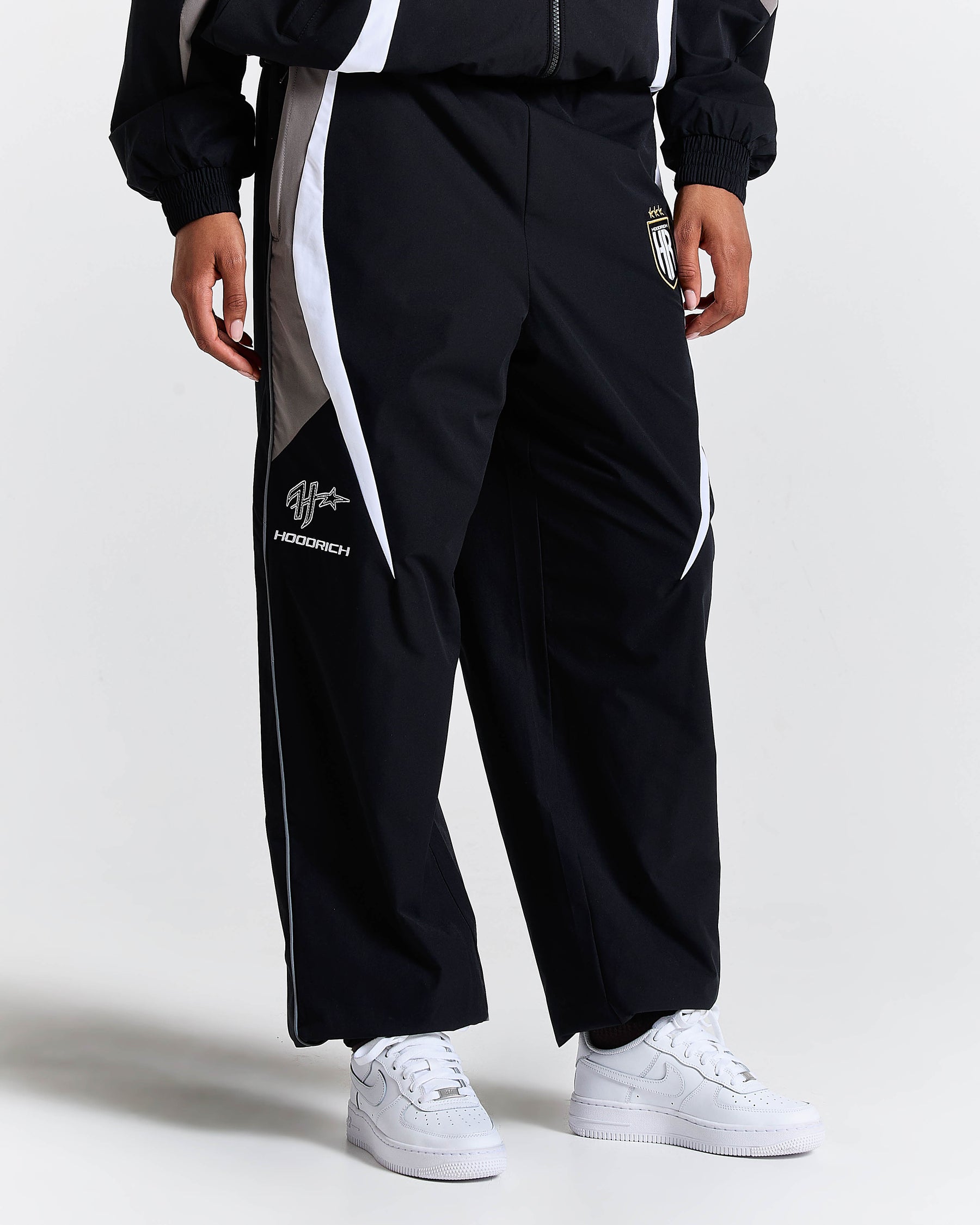 Glide Away Football Track Pants - Black