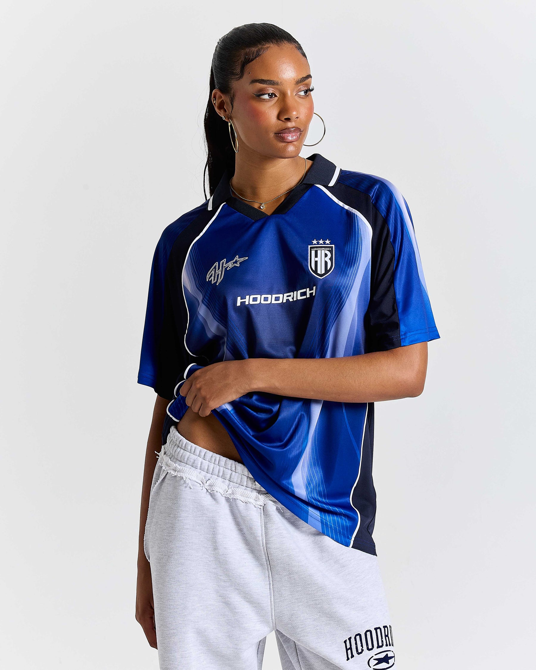 Glide Away Football Kit Shirt - Blue