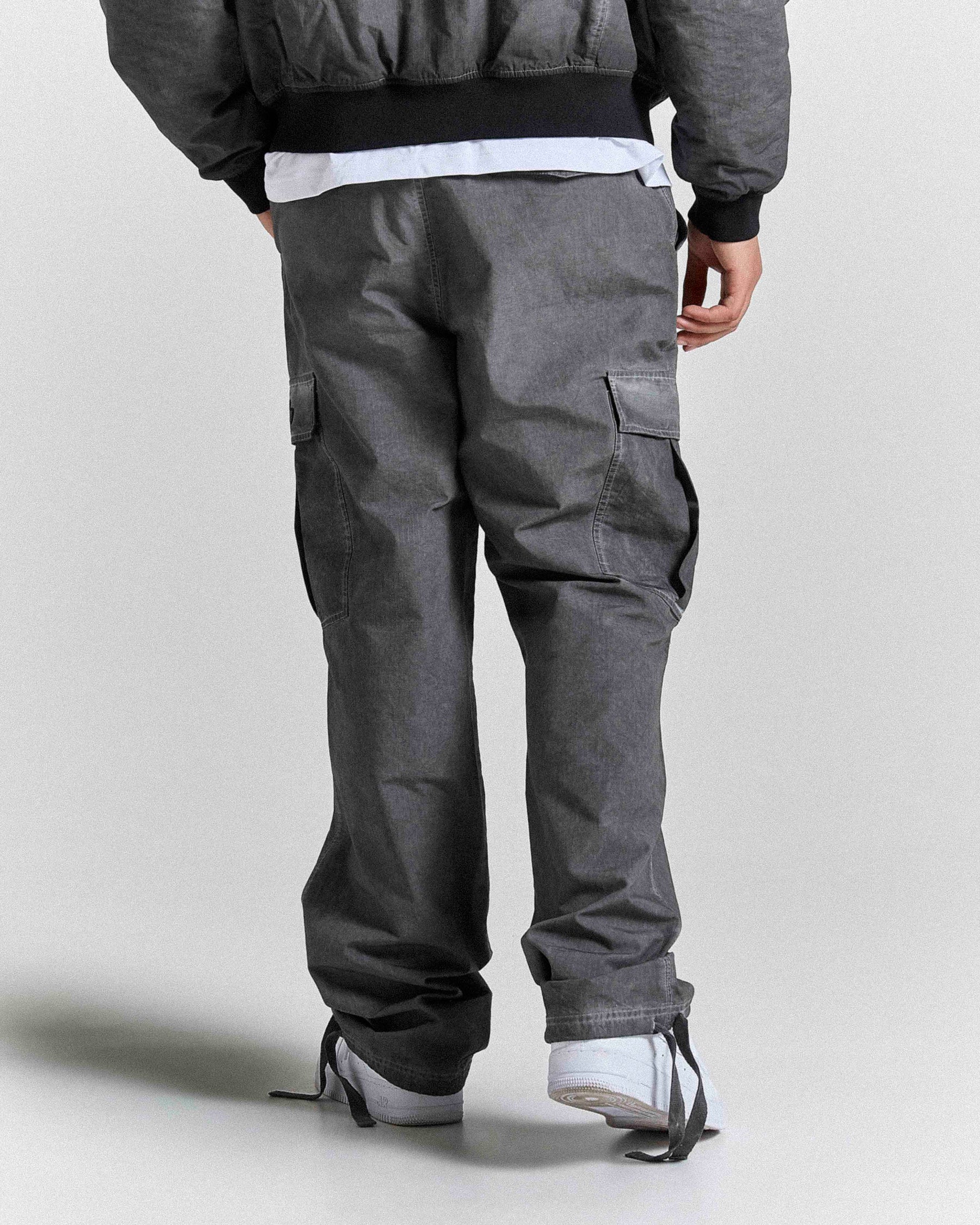 Cast Ripstop Cargo Pants - Washed Black