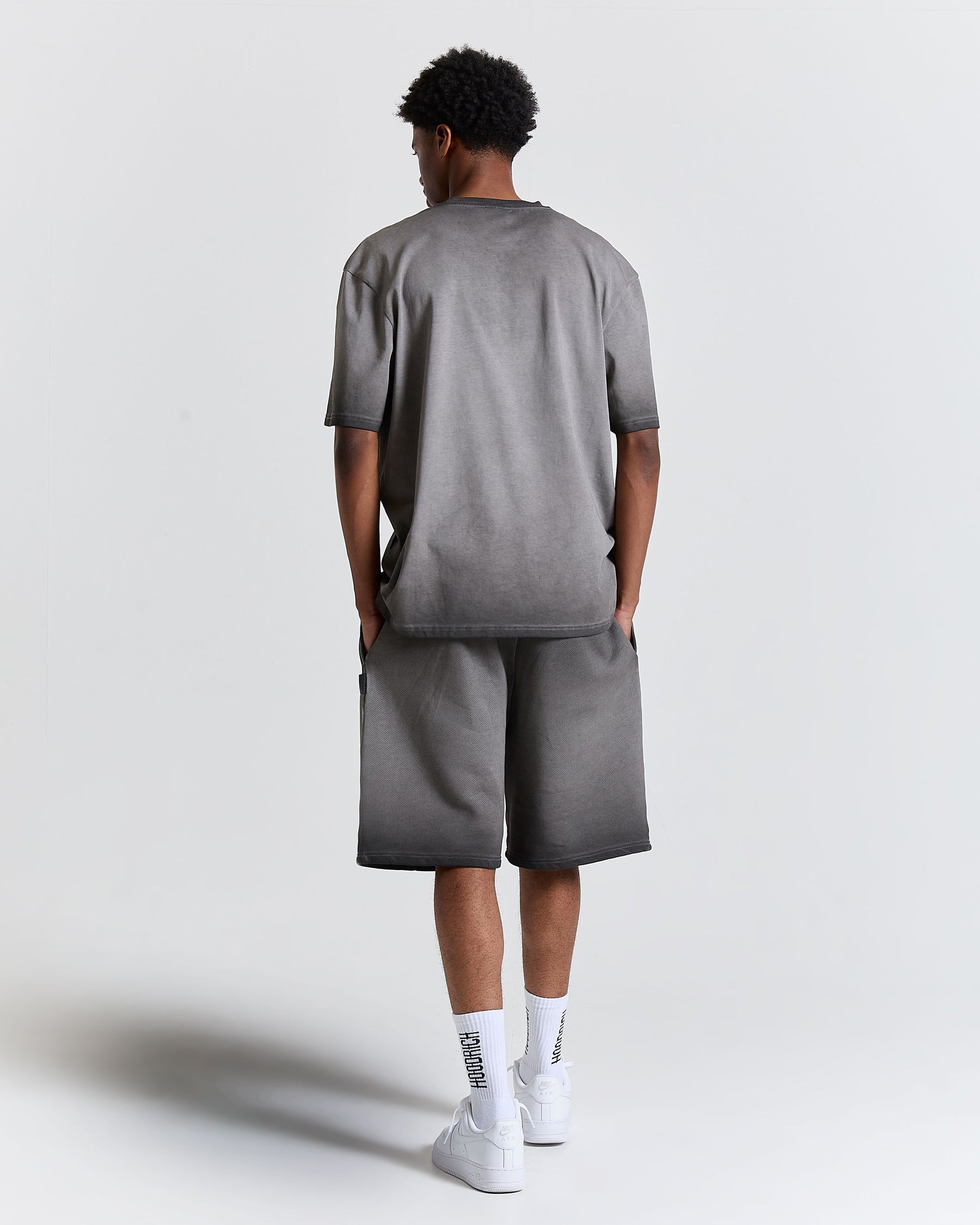 Ghost Oversizded T Shirt - Black Oil Wash