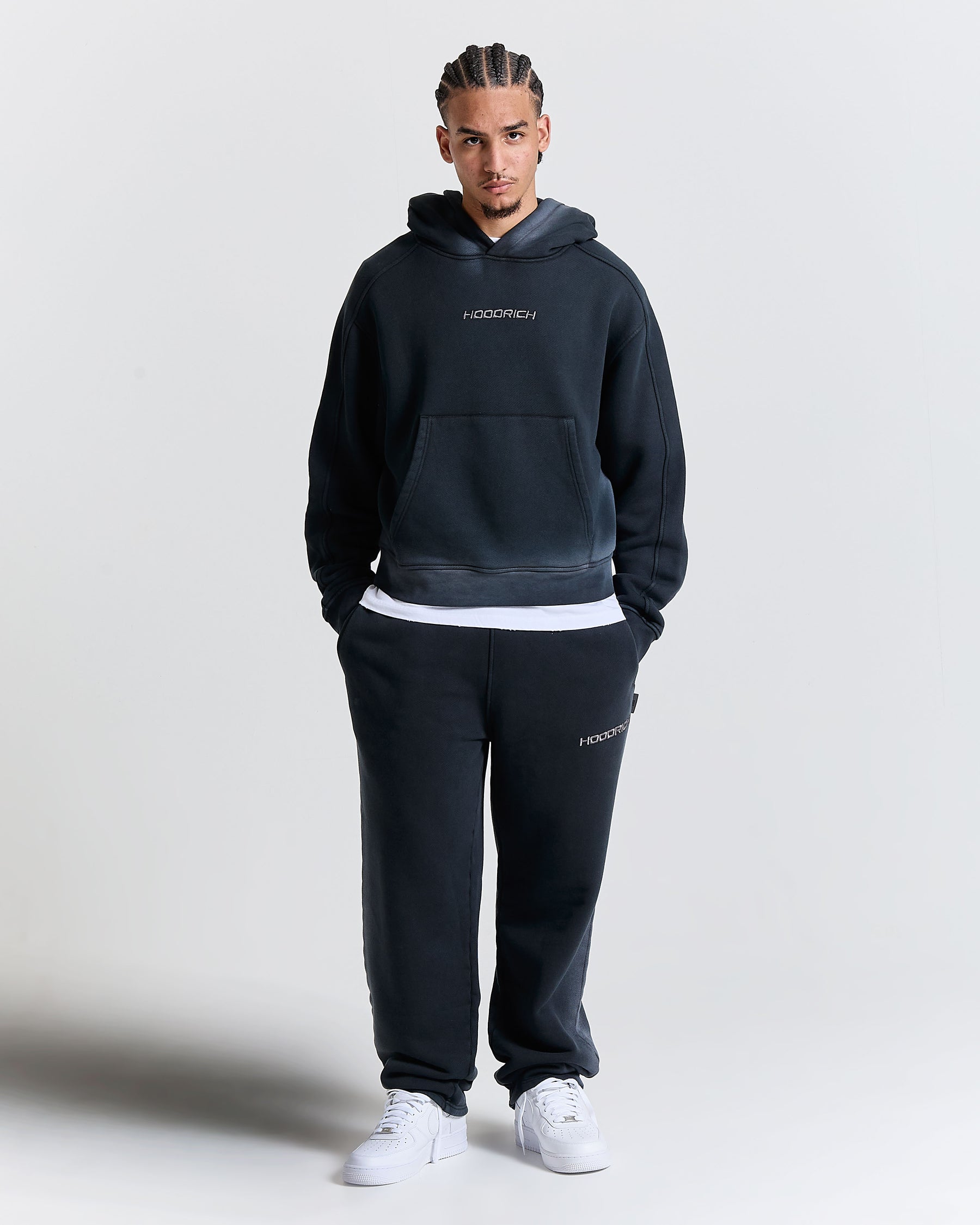 Men's Ghost Boxy Fit Hoodie - Black