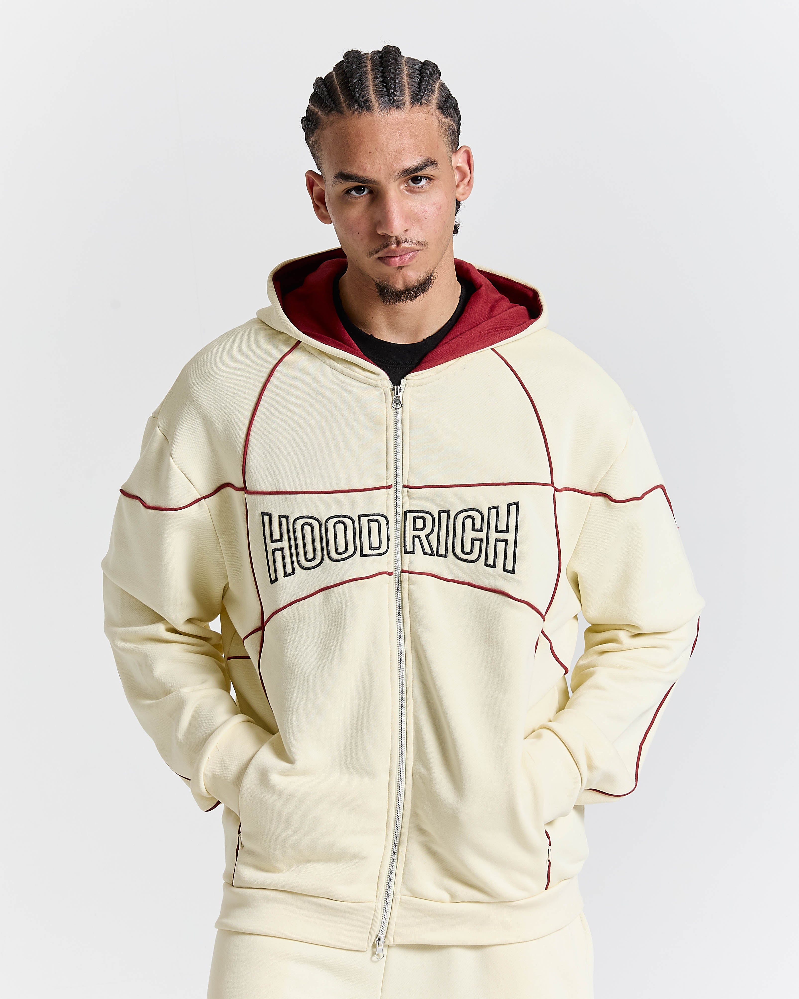 Men's Trace Full Tracksuit - Ivory
