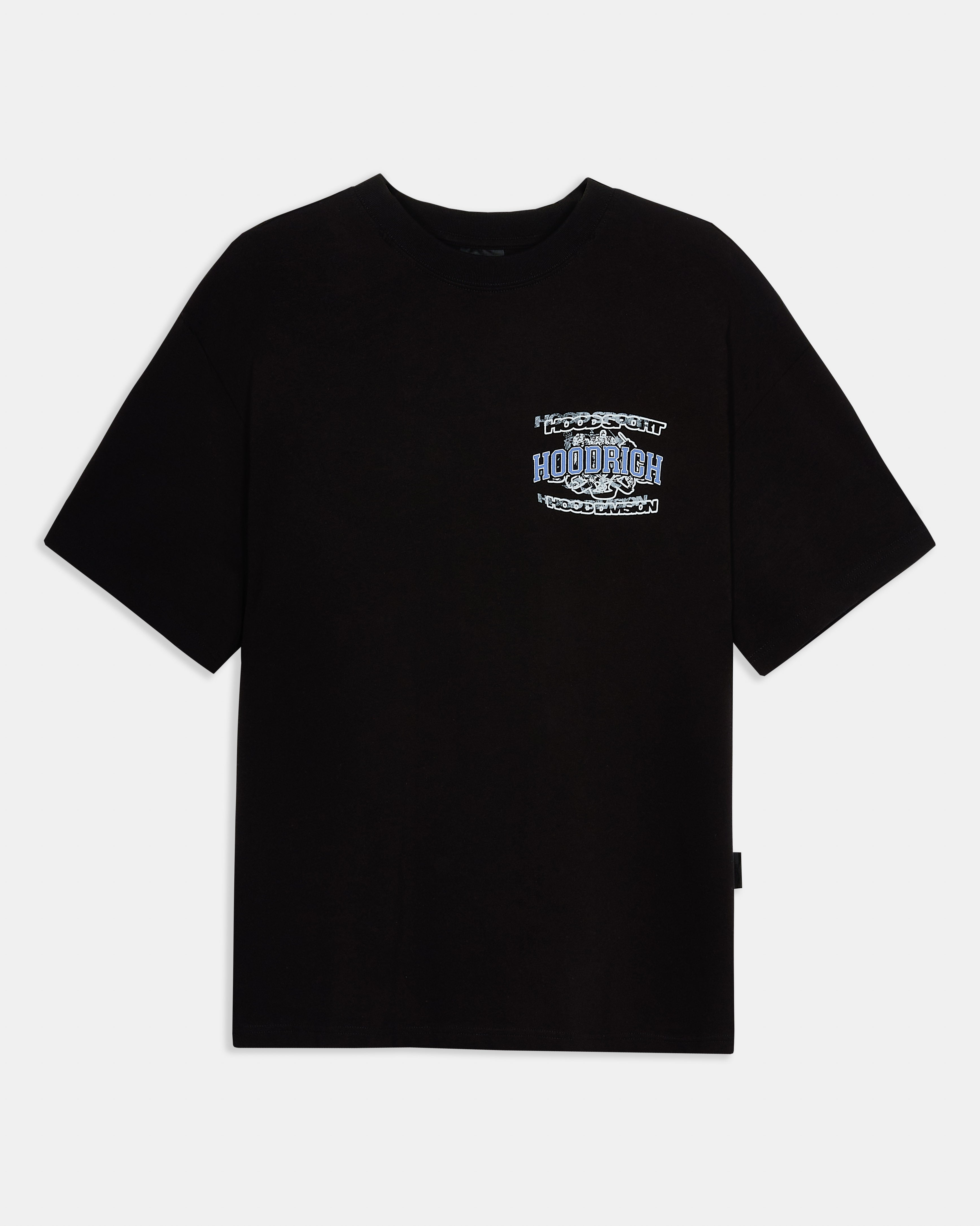 Family Crest Oversized T-Shirt - Black | Hoodrich UK