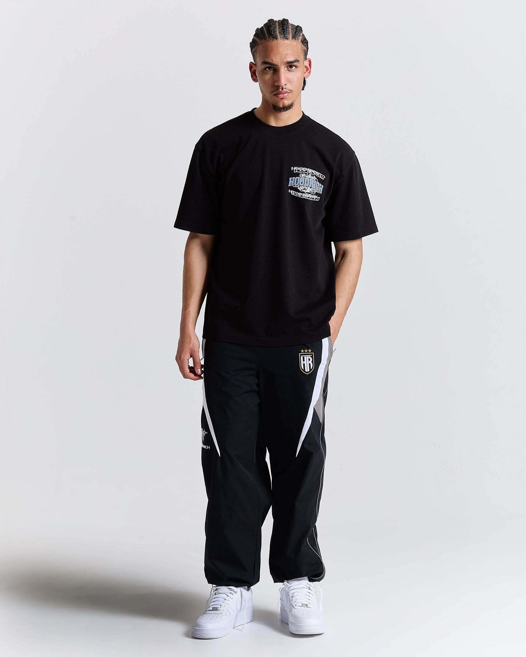 Family Crest Oversized T-Shirt - Black