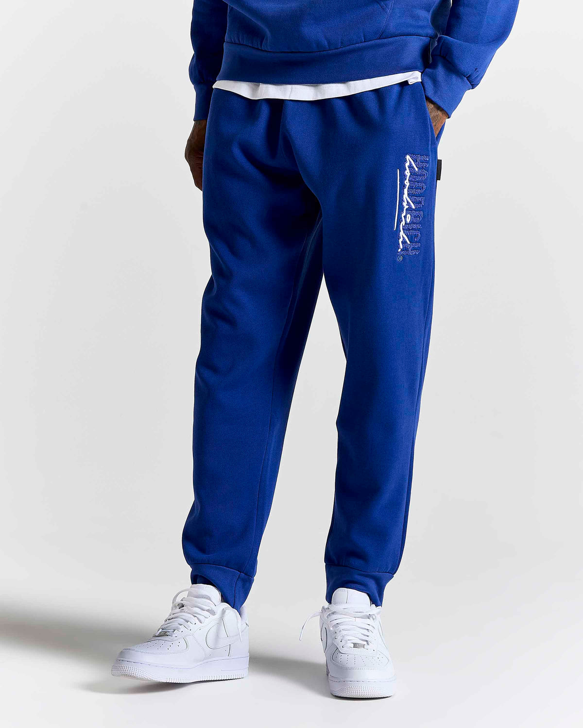 Blend Tracksuit - Blue/White