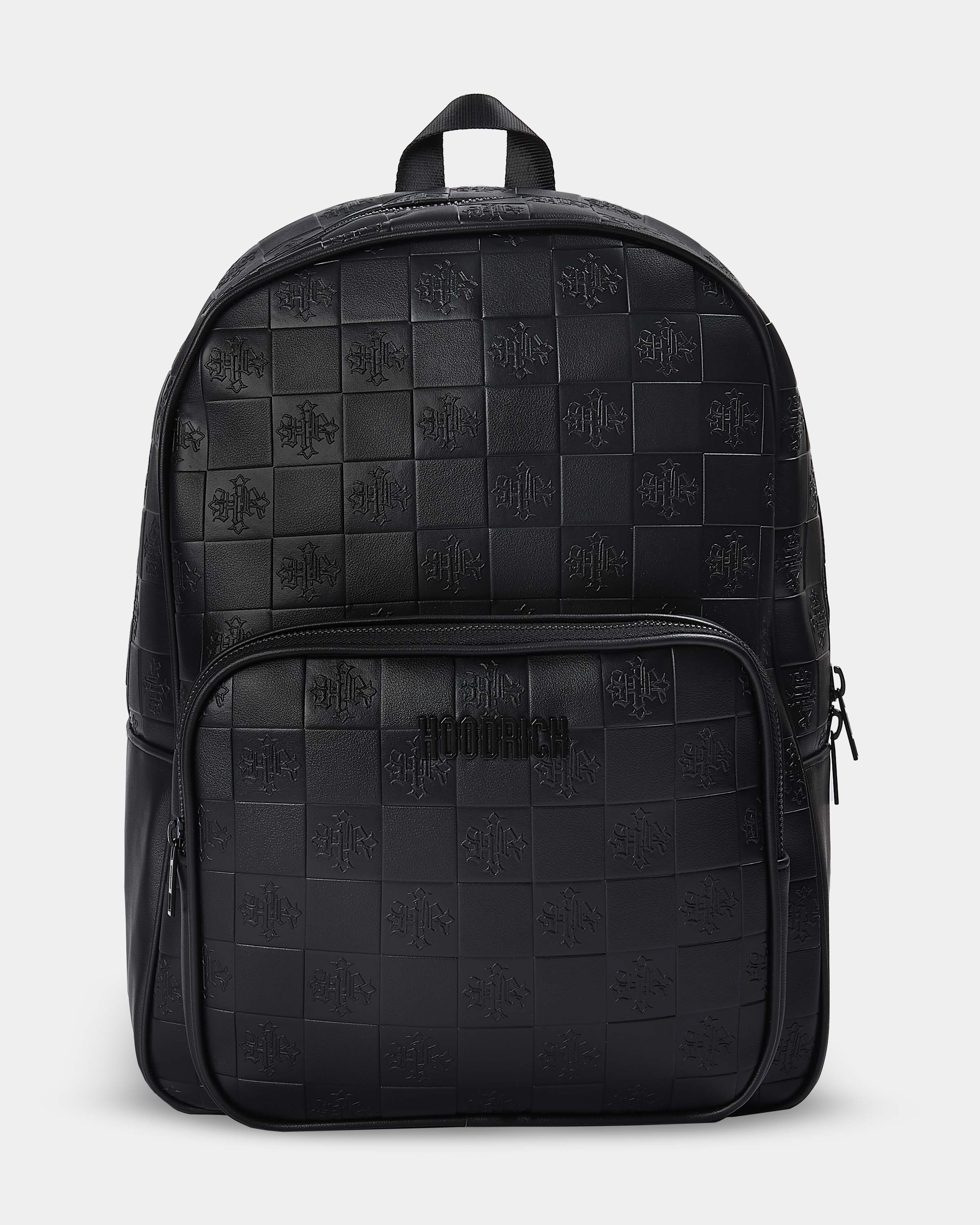 checker leather backpack Hoodrich - Virtux - Black A timeless piece that PROTECTOR BACKPACKS Columbia Tamiami Polo Shirt Color:Chartreuse/Orange/Red