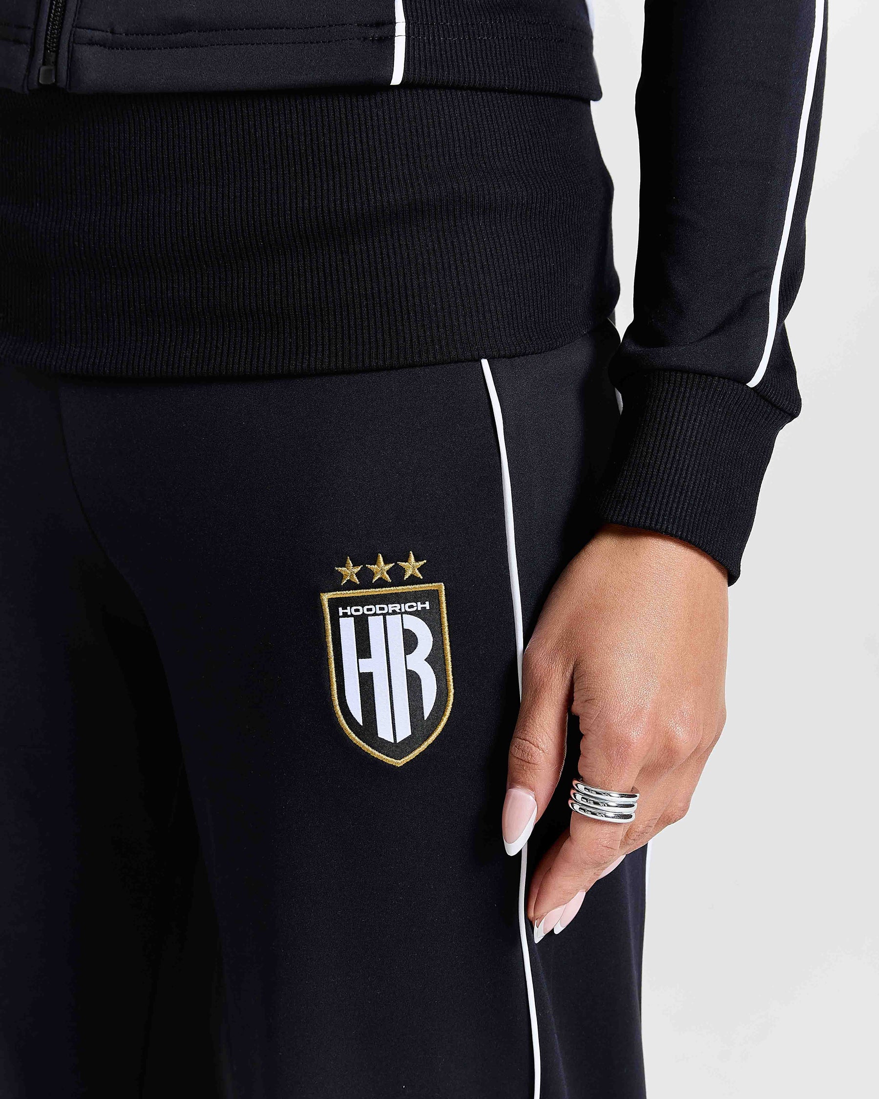 Glide Football Wide Leg Track Pants - Black