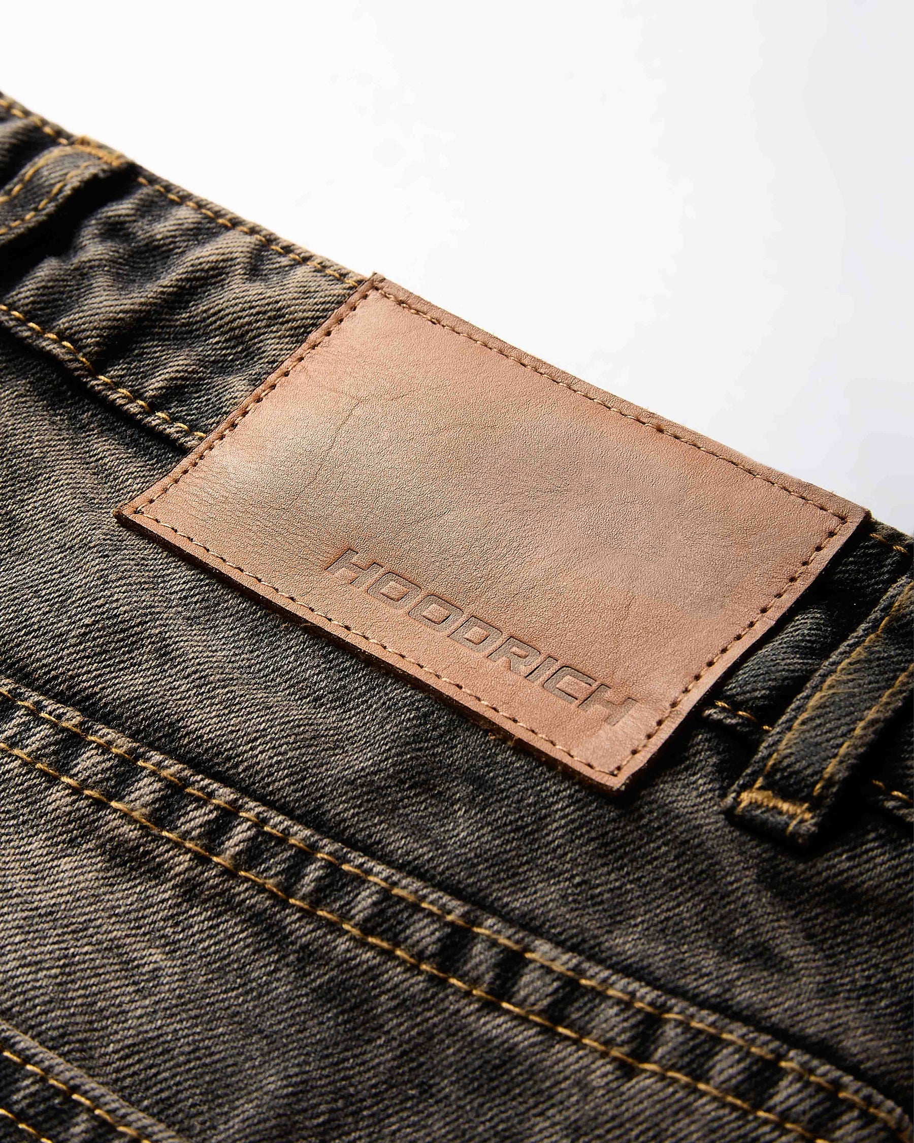 Shadow Rust Wide Leg Denim Jeans - Black Wash