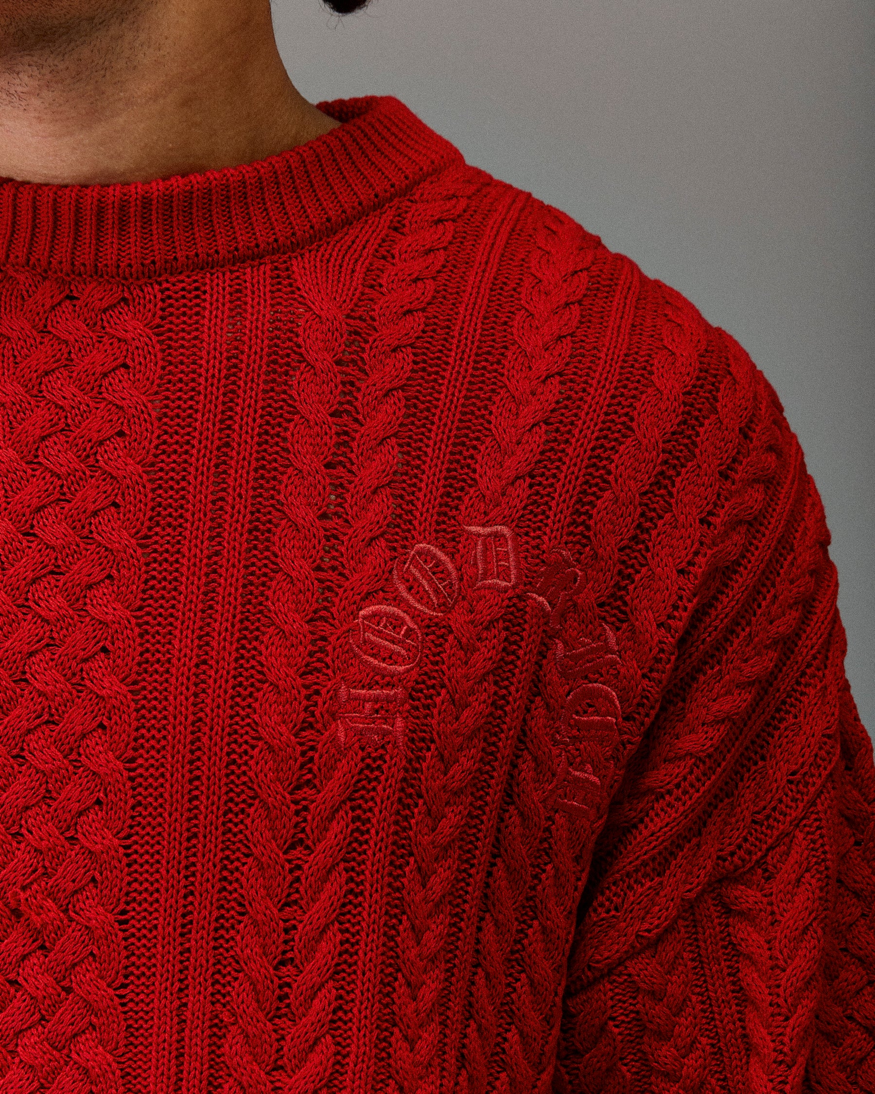 The Winner's Circle Knitwear Sweater - Fiery Red