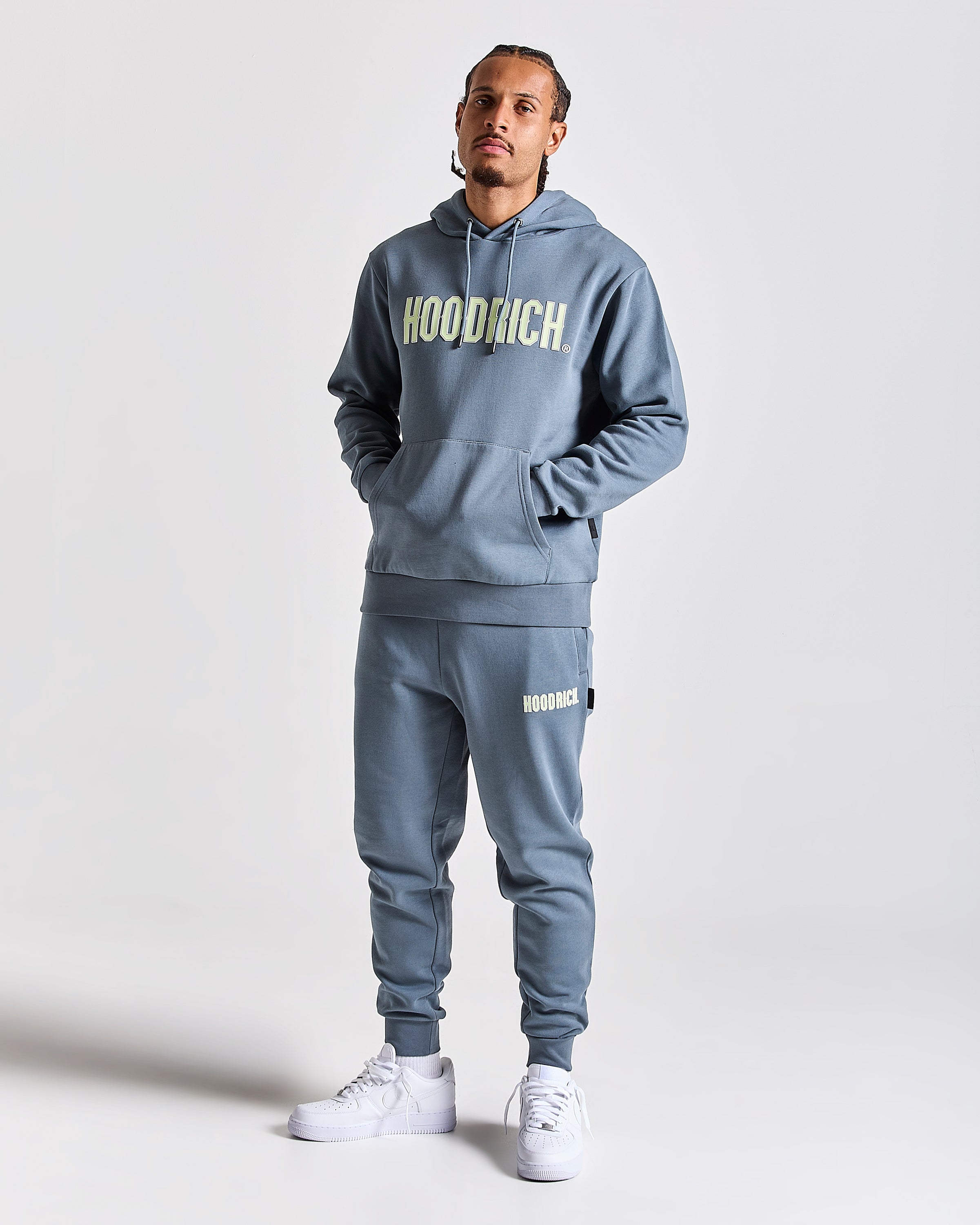 Crush Full Tracksuit Set - Grey/Green