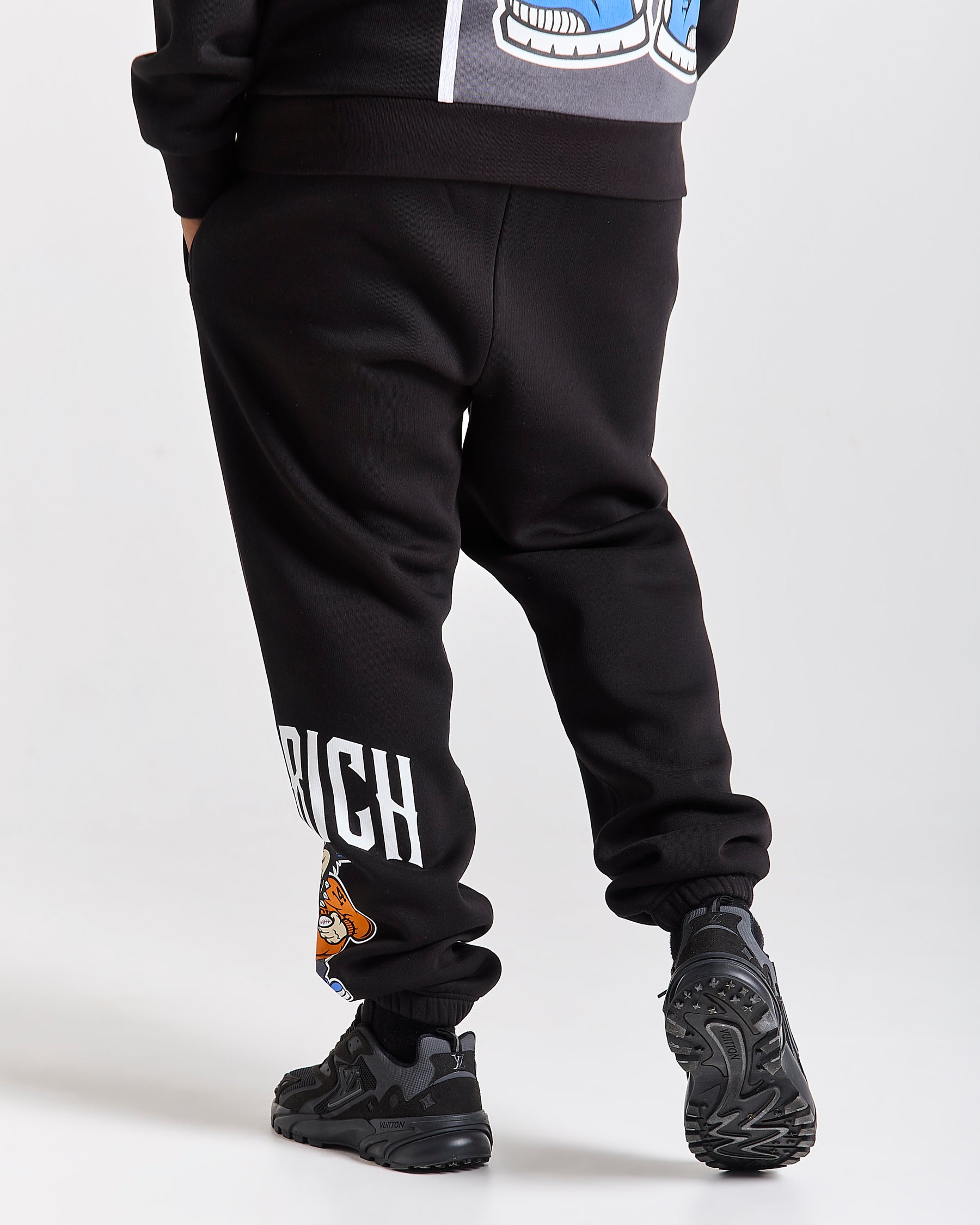 Menace Jogger - Black/Blue/Orange