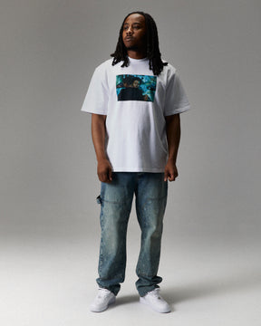 Grit Boyz N The Hood T-Shirt - White/Black