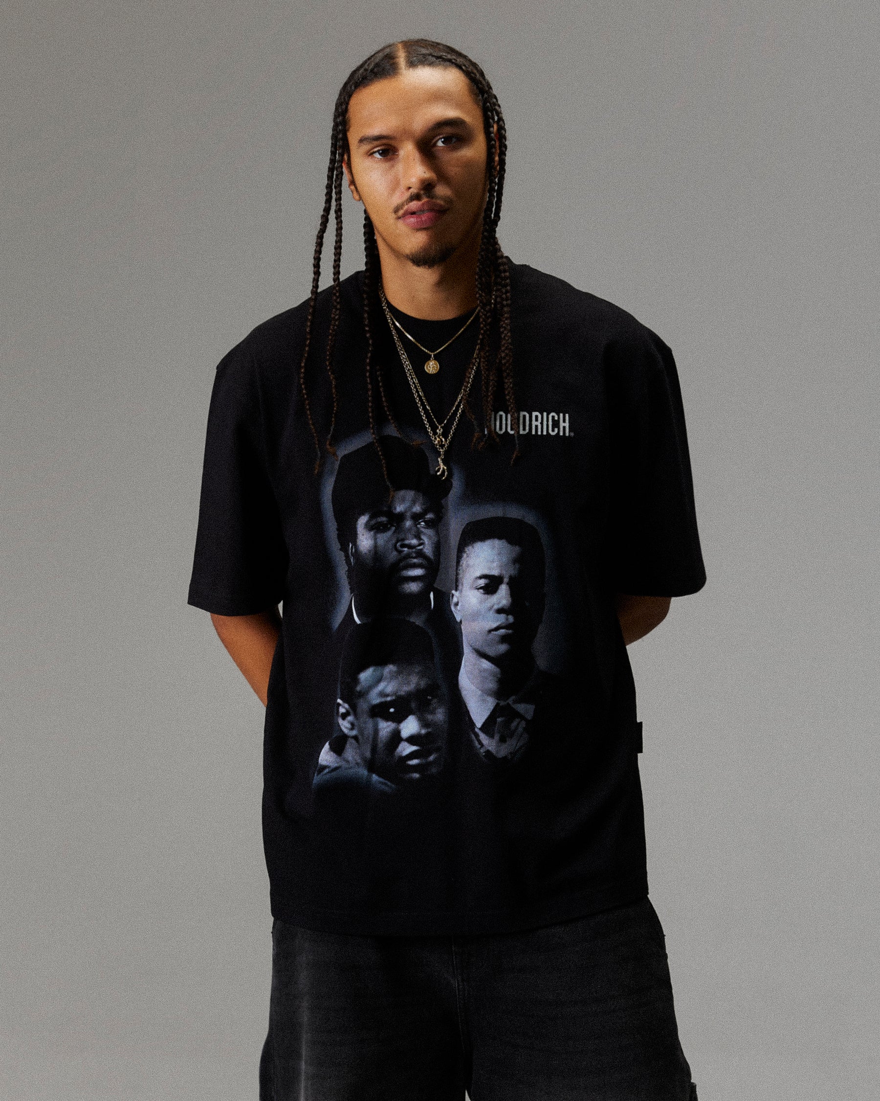 Heritage Boyz N The Hood T-Shirt - Black/Grey