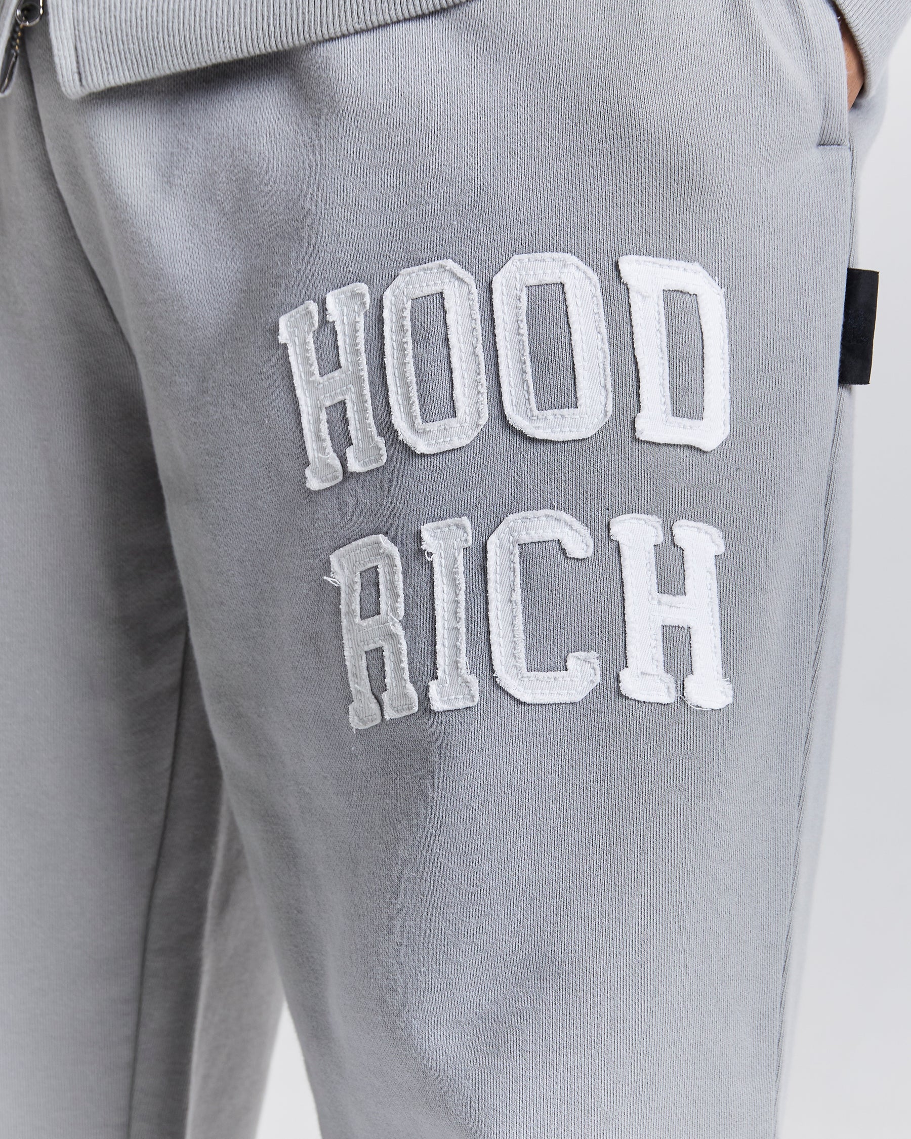 Ember Oversized Joggers - Grey/White