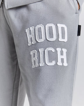 Ember Oversized Joggers - Grey/White