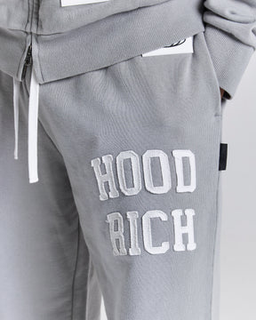 Ember Oversized Joggers - Grey/White