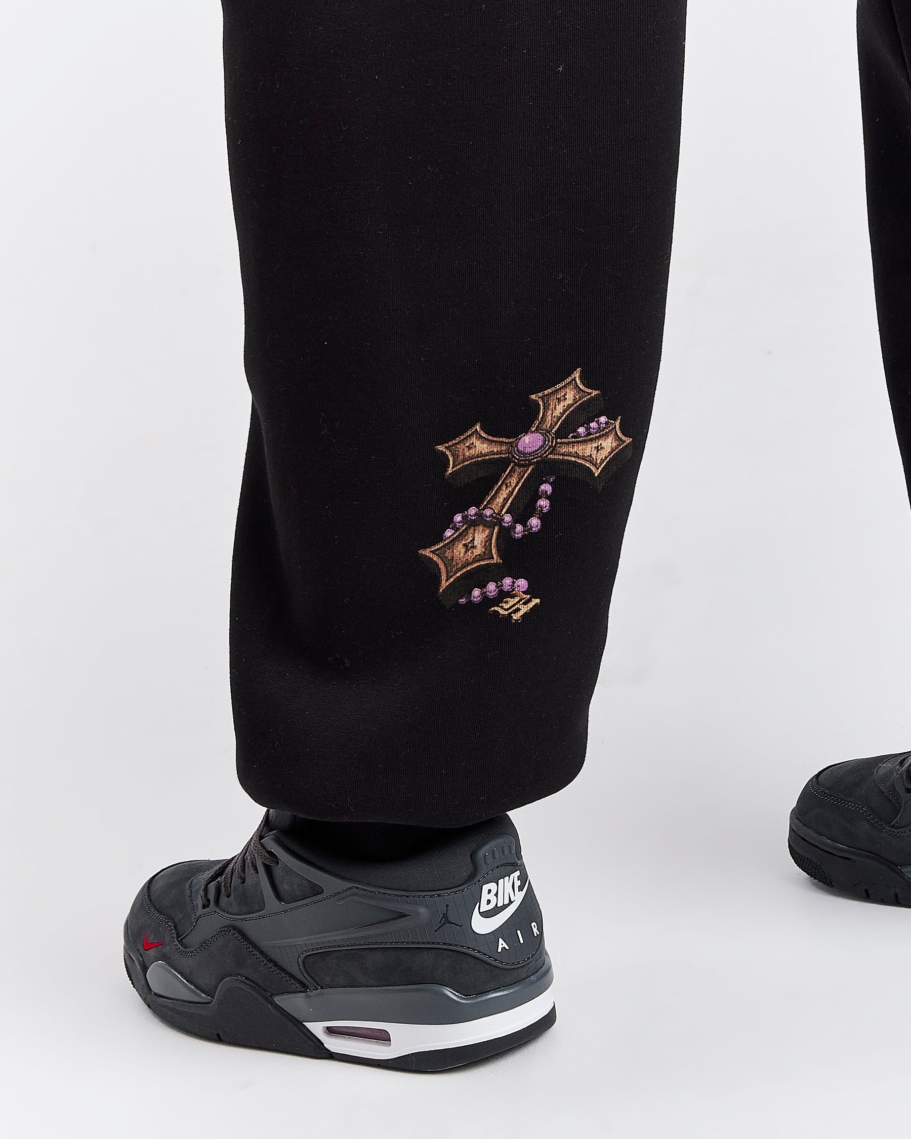 Vox Oversized Joggers - Black/Red