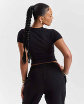 Vox Fitted Tee - Black/Red