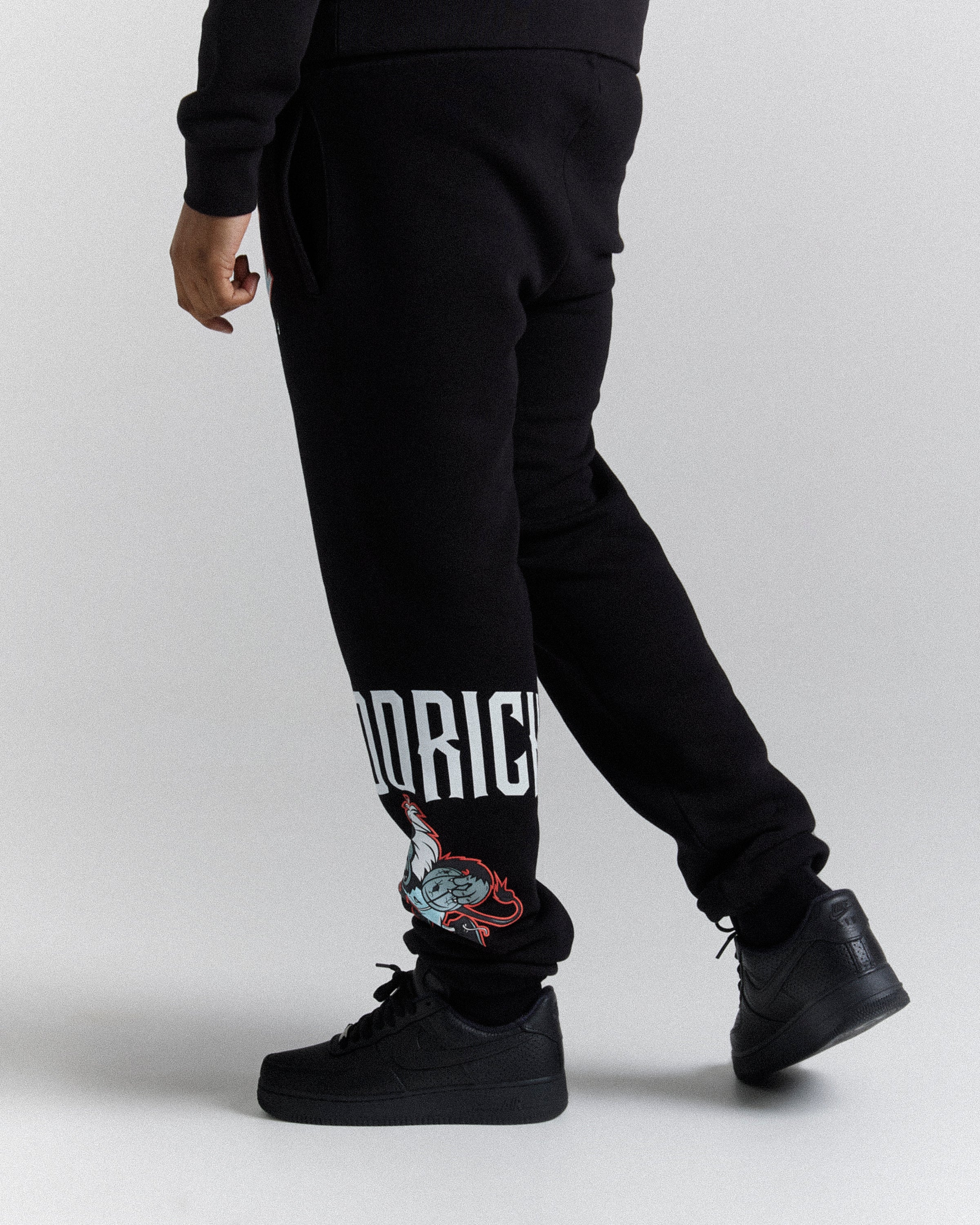 Menace Joggers - Black/White/Red