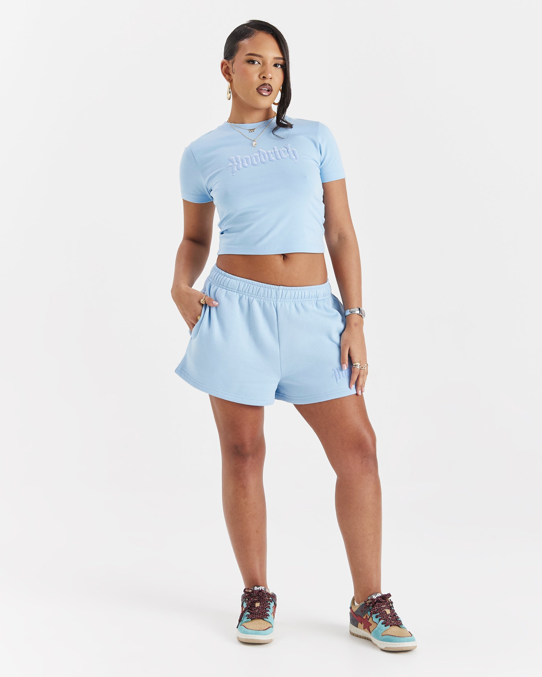 Totem Mini Sweatshorts - Blue