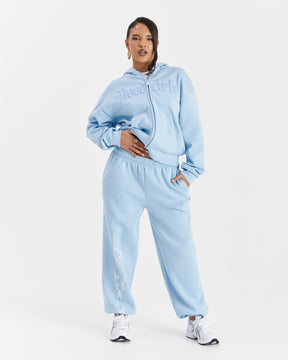 Totem Zip Hoodie - Blue