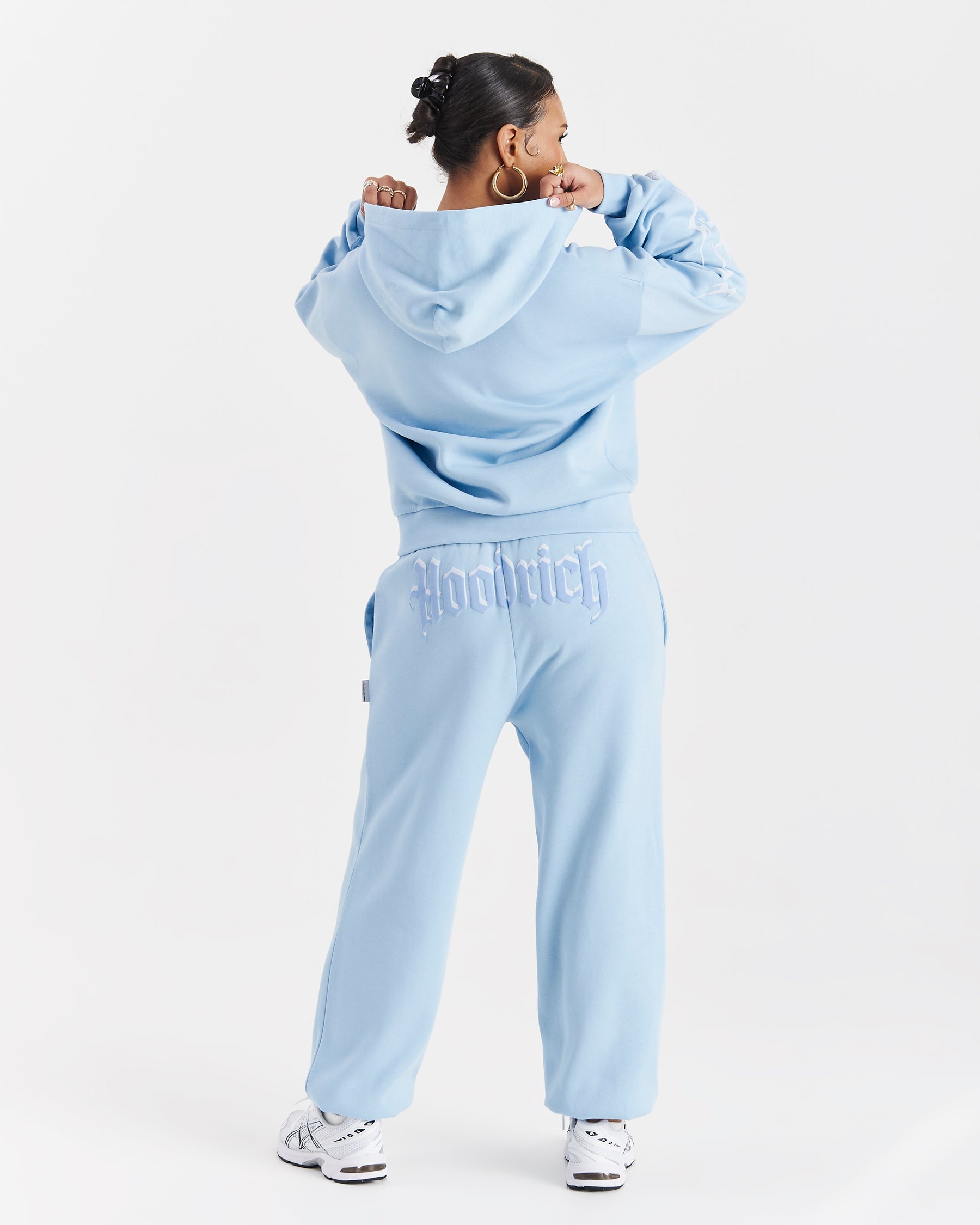 Totem Zip Hoodie - Blue