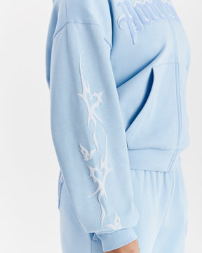 Totem Zip Hoodie - Blue