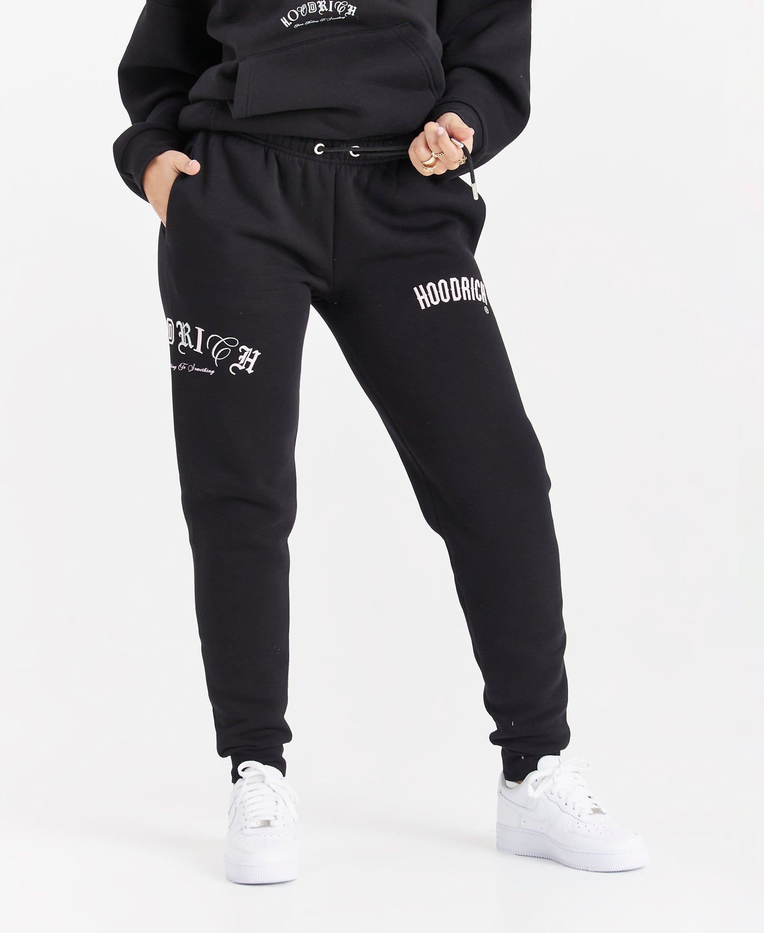 Calor Slim Joggers - Black/Pink/Silver